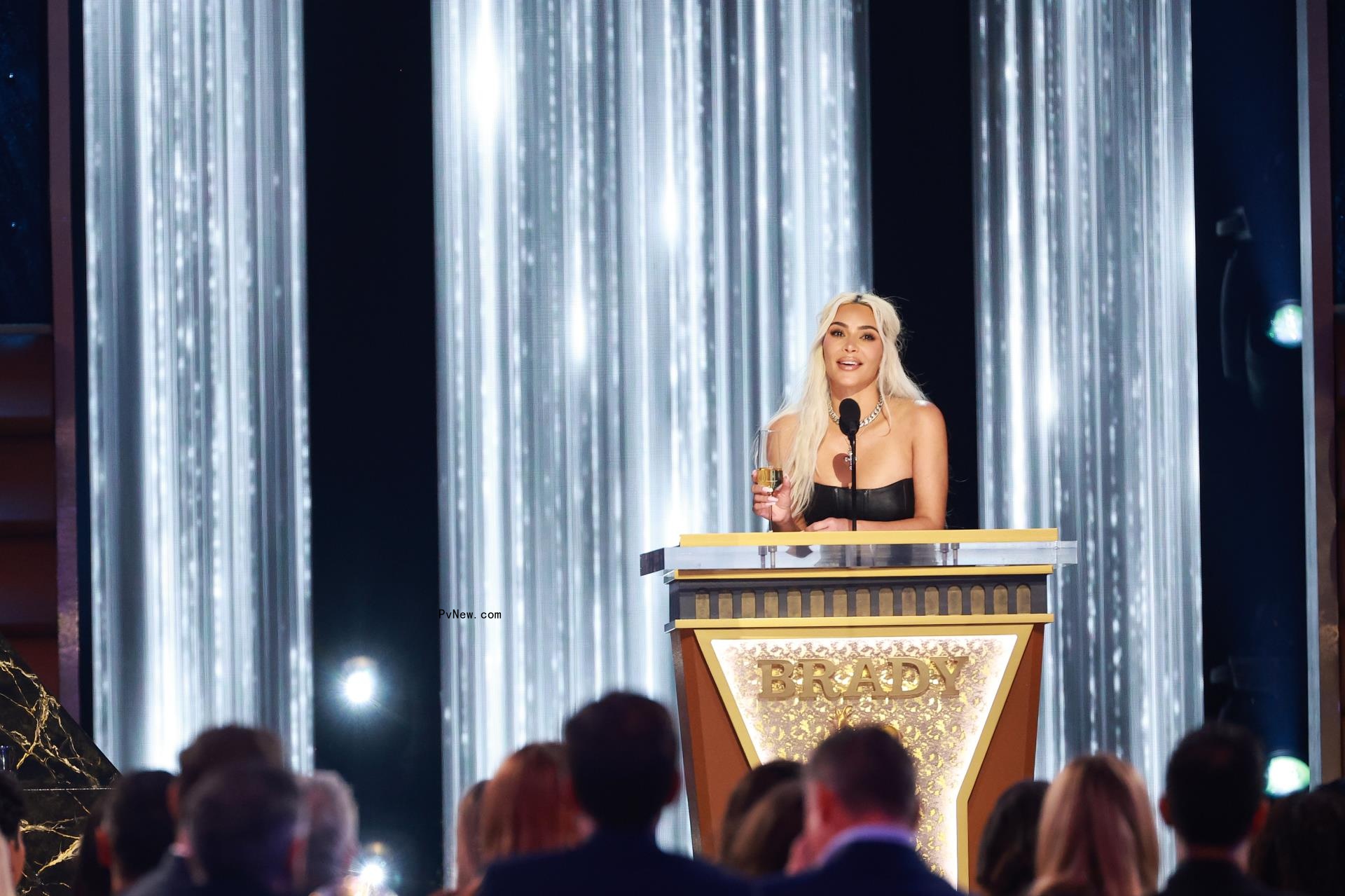 Kim Kardashian at the Tom BRady roast