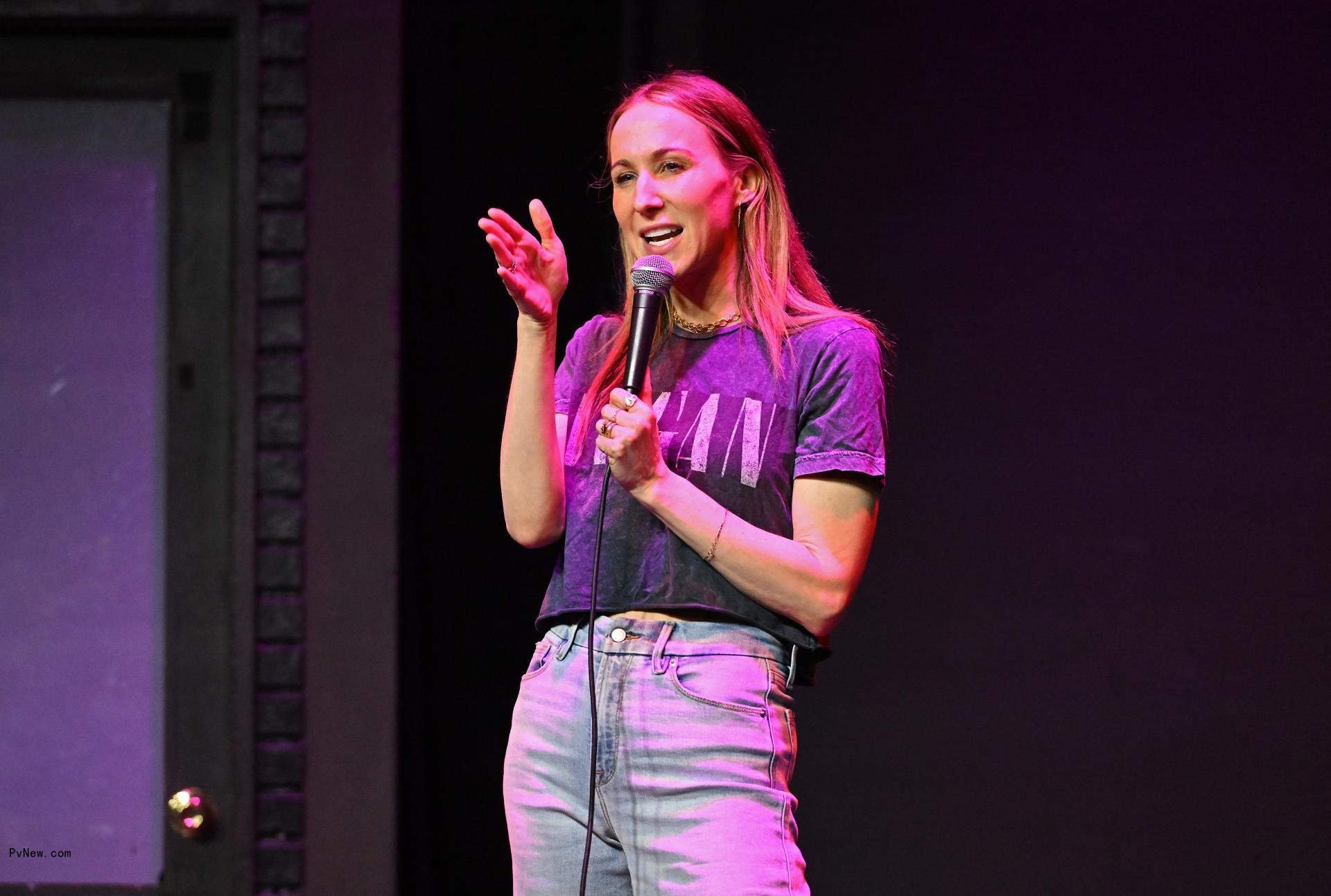 Nikki Glaser on stage
