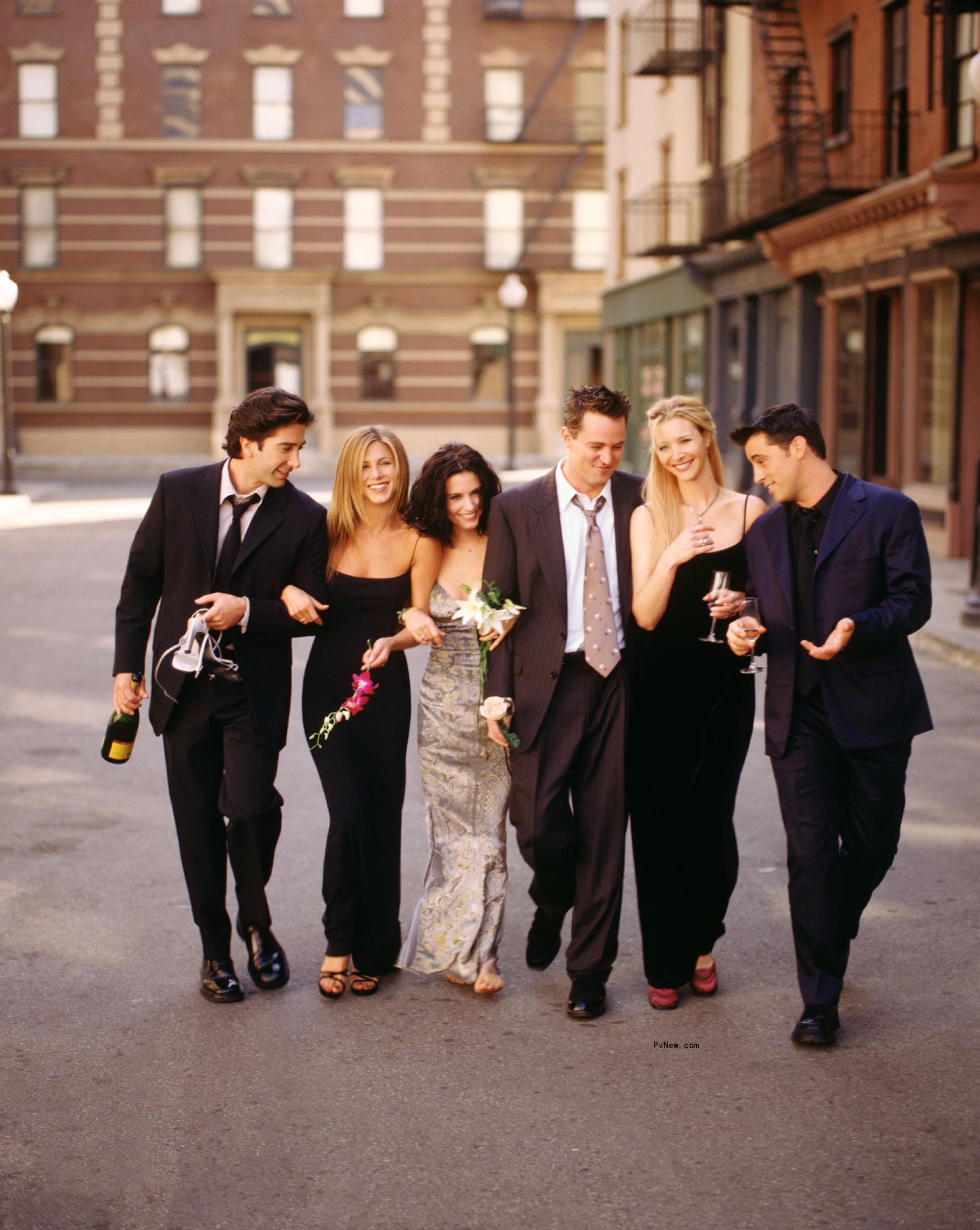 David Schwimmer, Jennifer Aniston, Courteney Cox, Lisa Kudrow and Matt LeBlanc