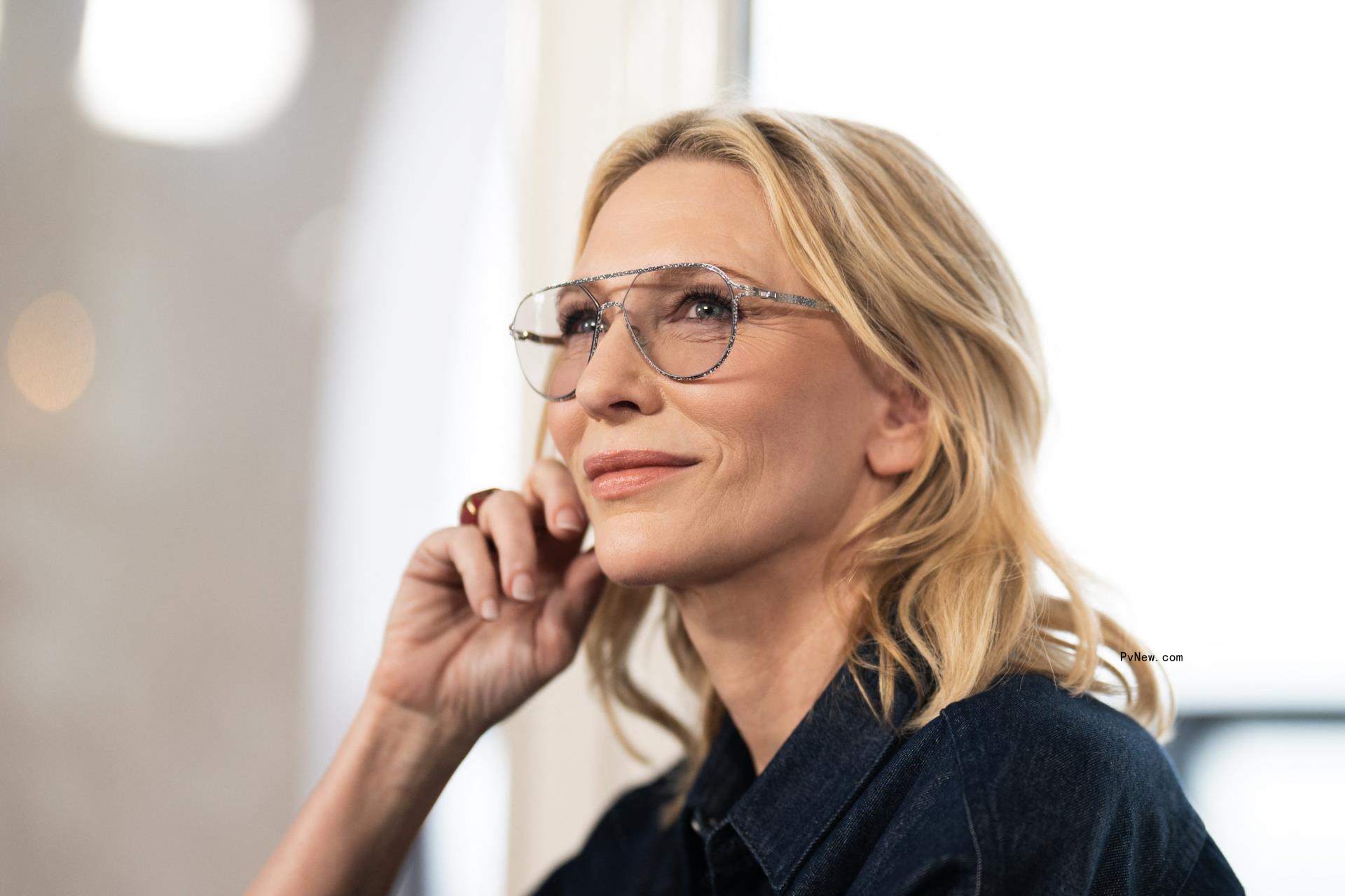 Cate Blanchett talking