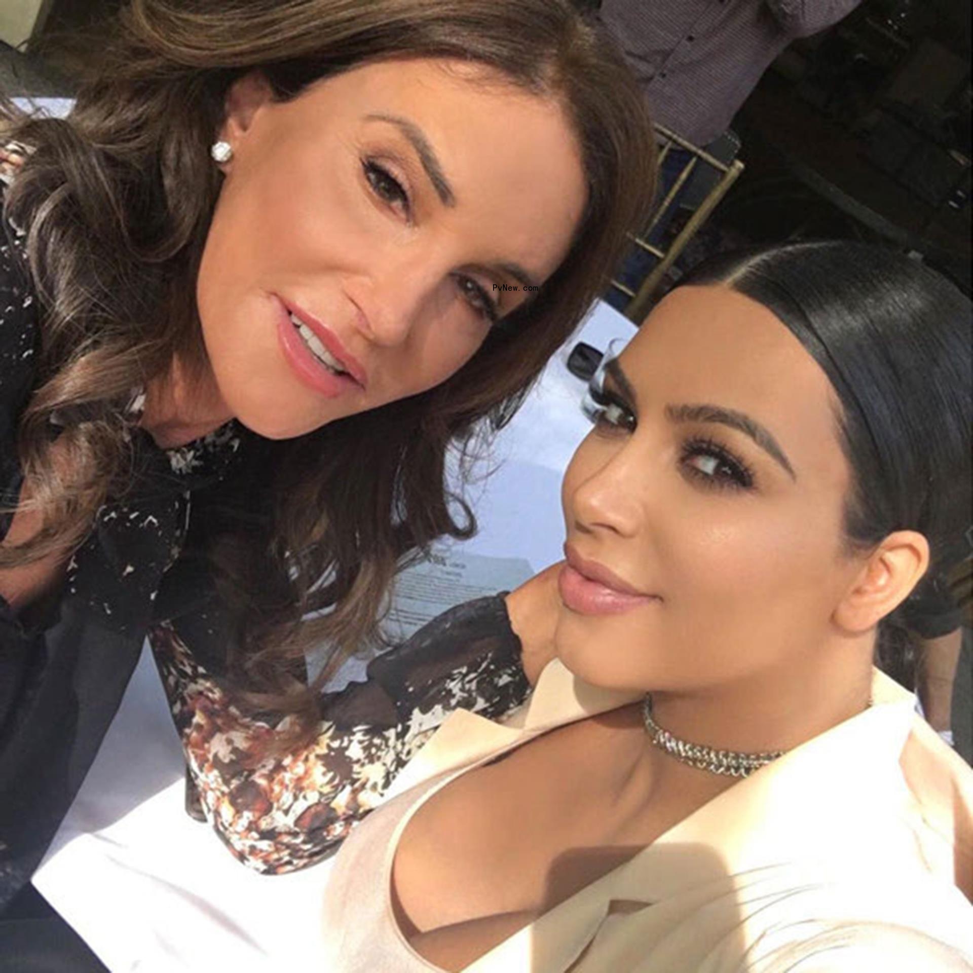 Kim Kardashian and Caitlyn Jenner