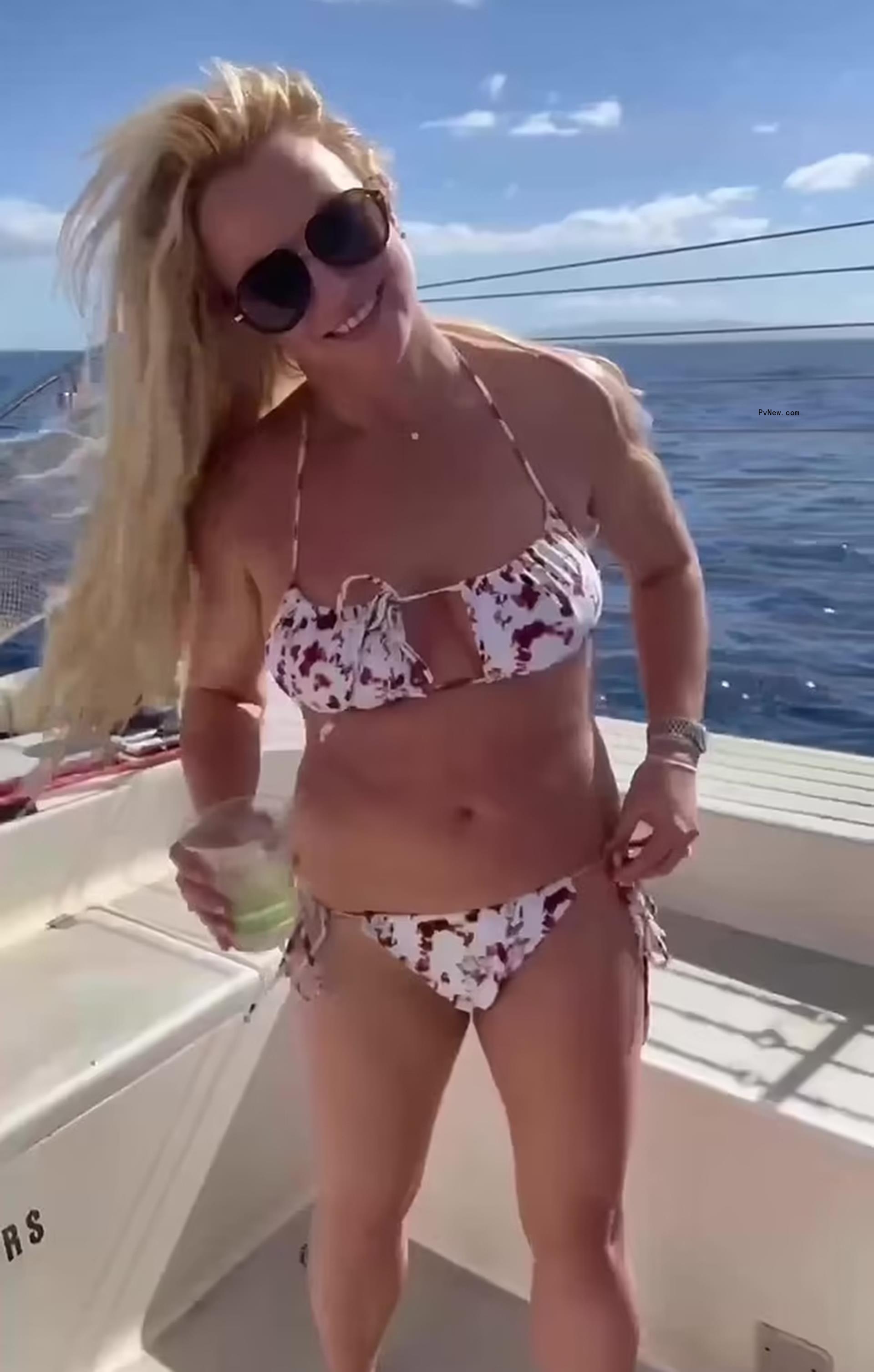Britney Spears in a bikini