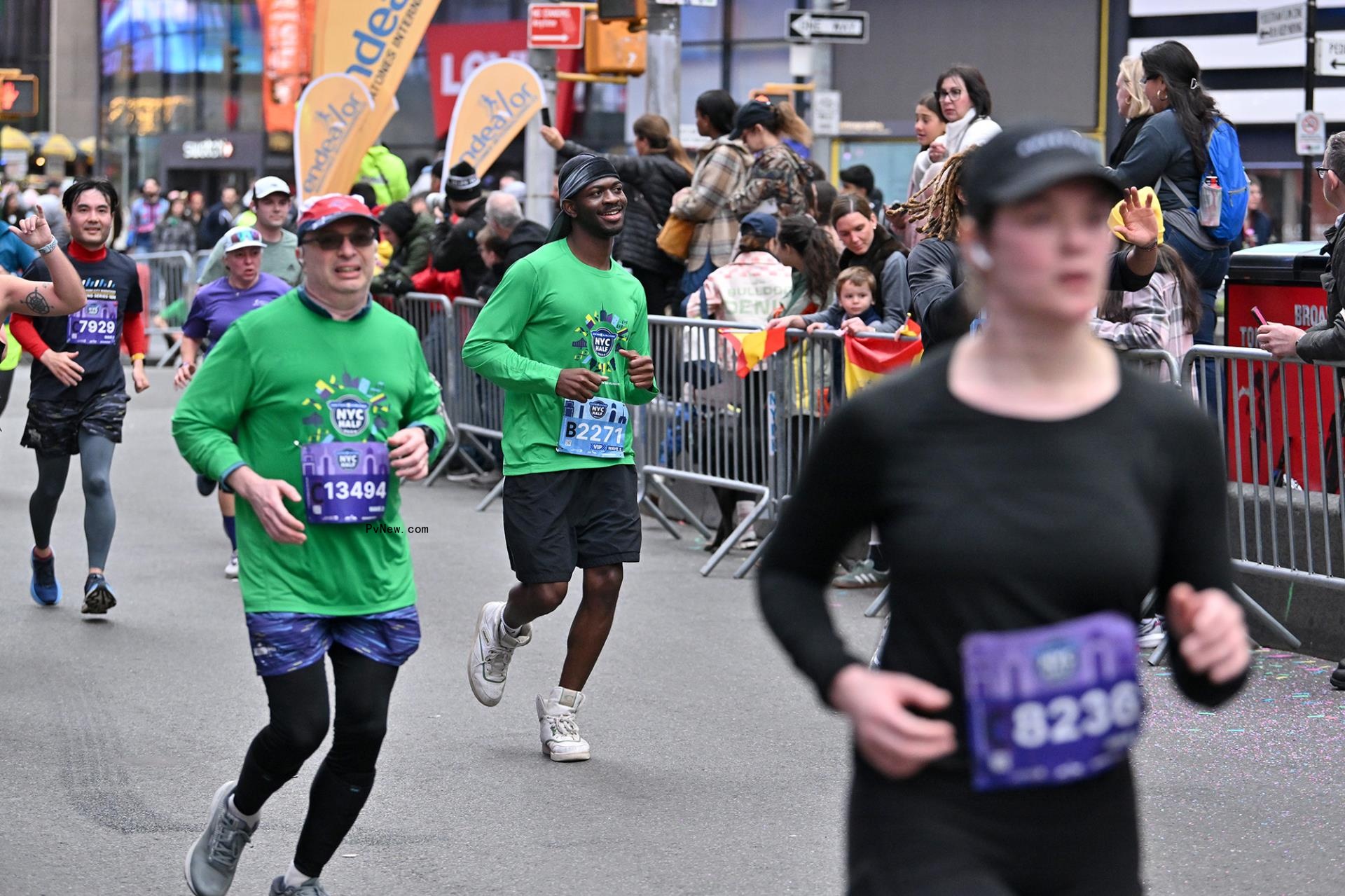 lil nas x running in nyc half marathon