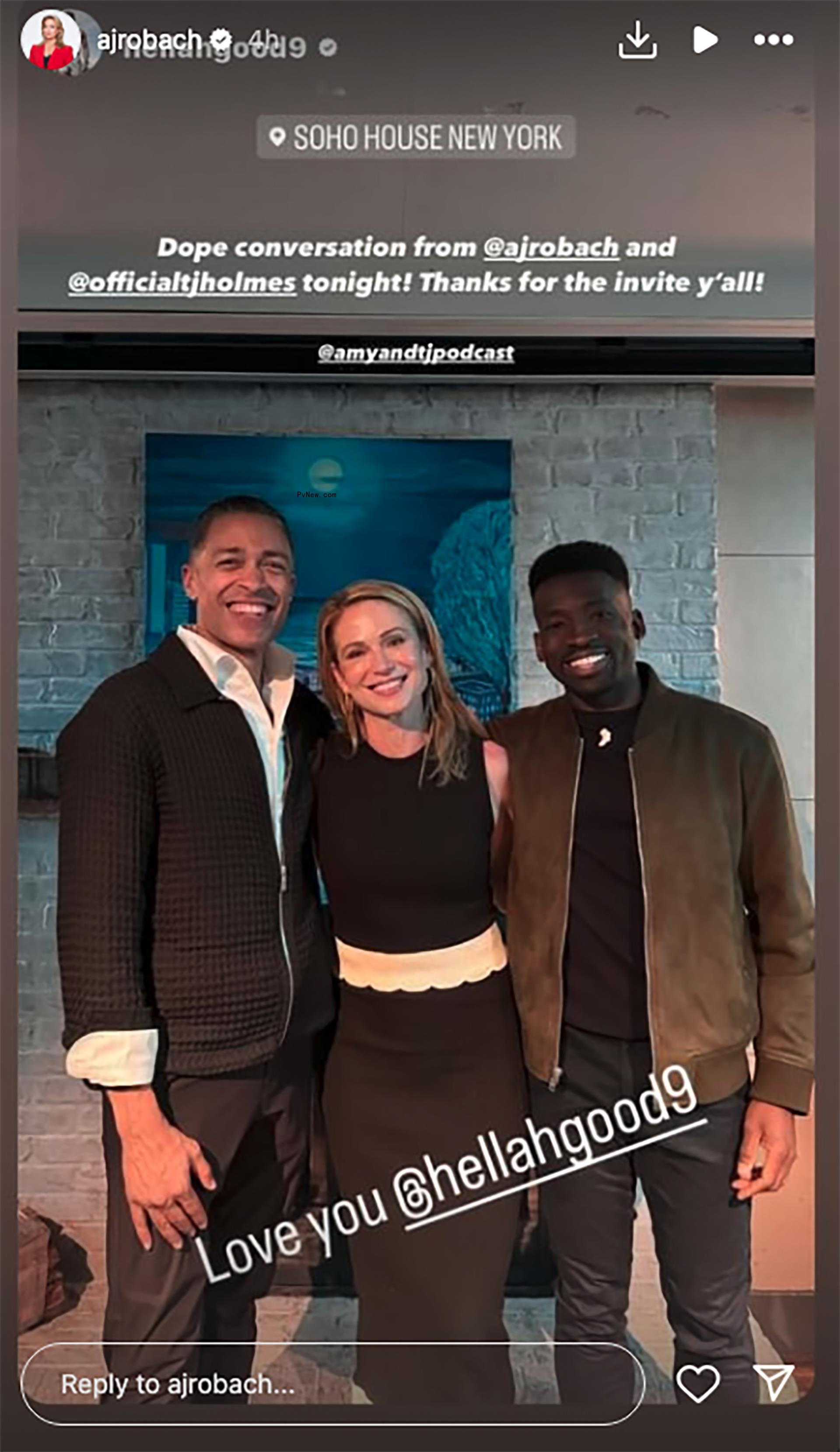 Amy Robach and T.J. Holmes