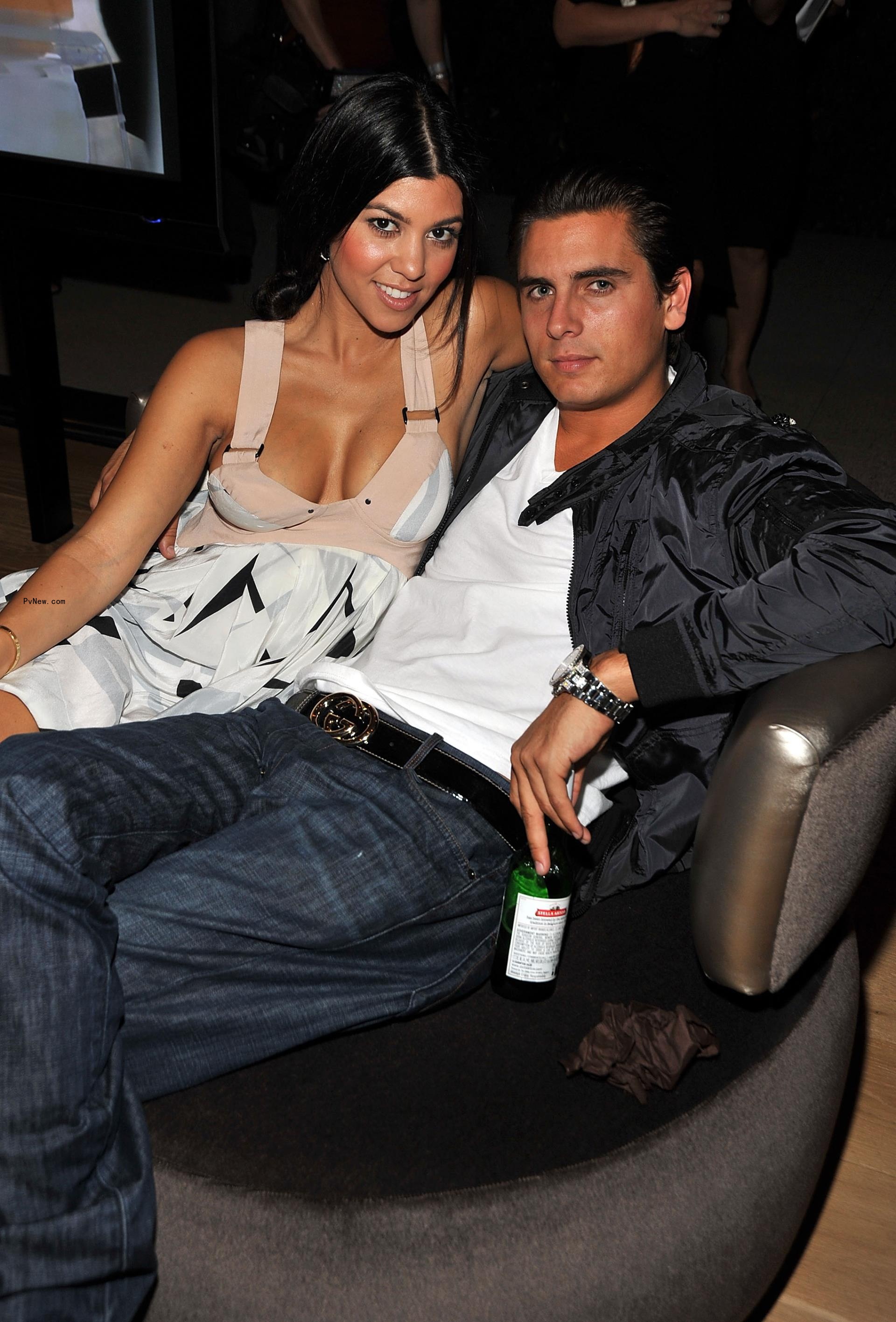Kourtney Kardashian and Scott Disik.