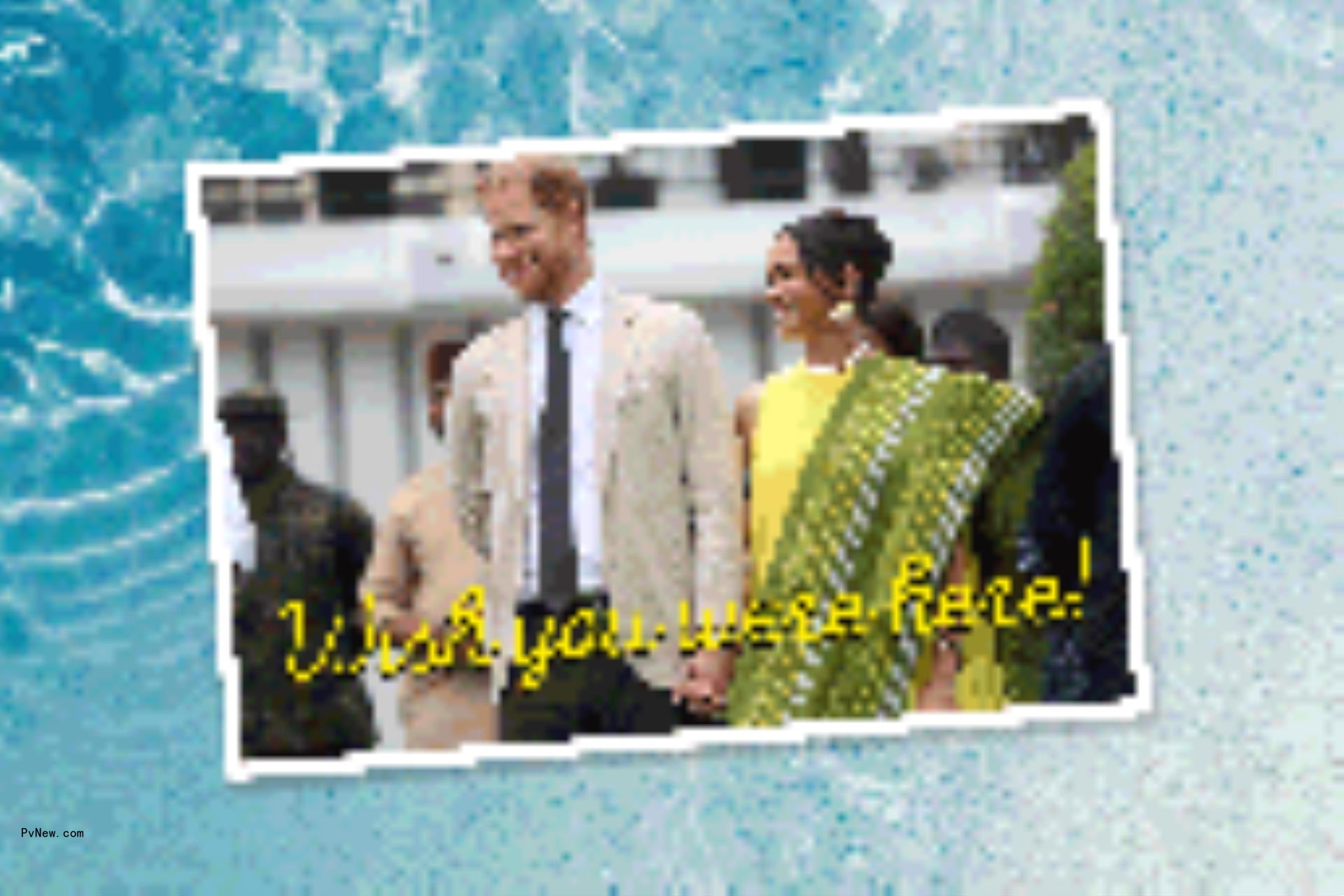 Meghan Markle and Prince Harry at a polo event