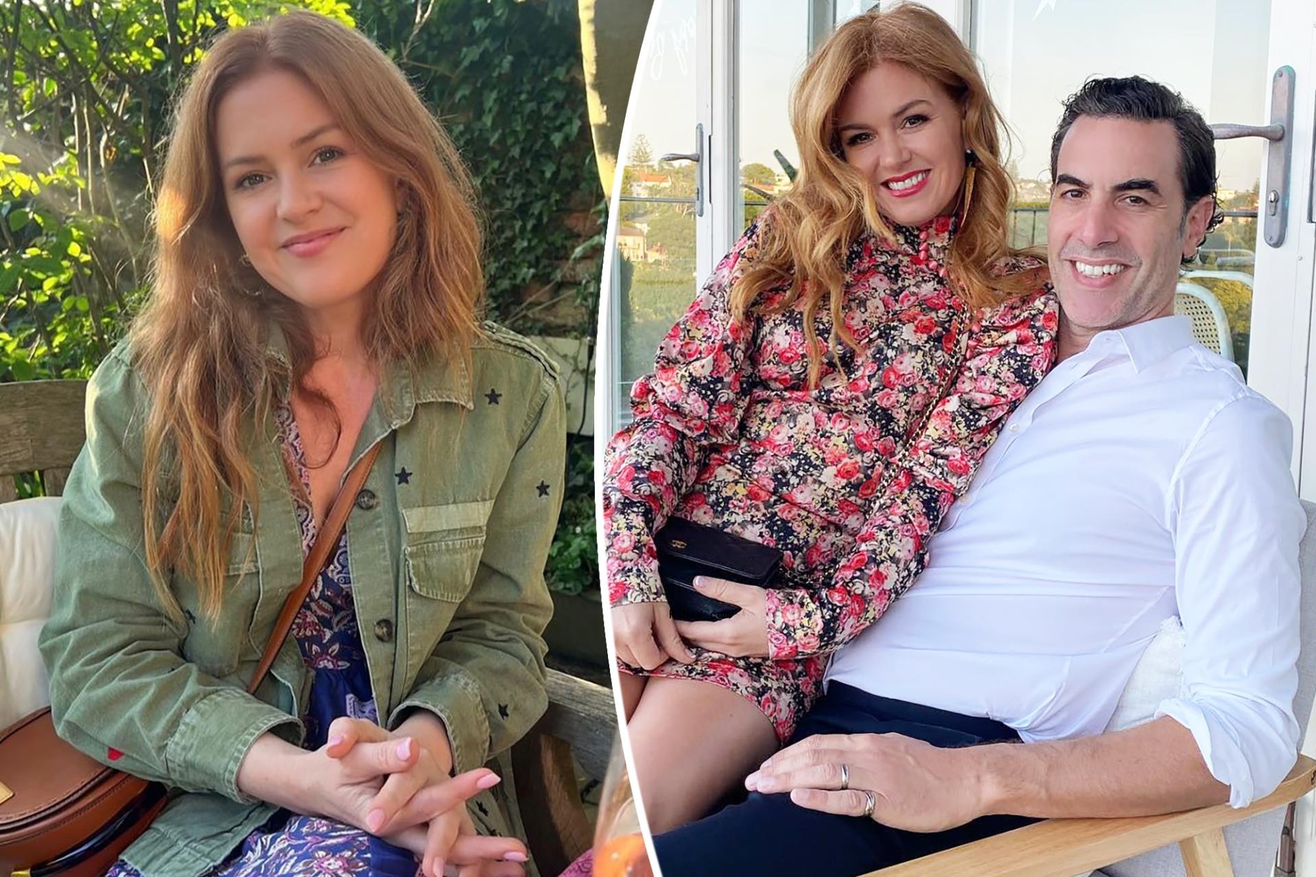 Isla Fisher split with her and Sacha Baron Cohen.