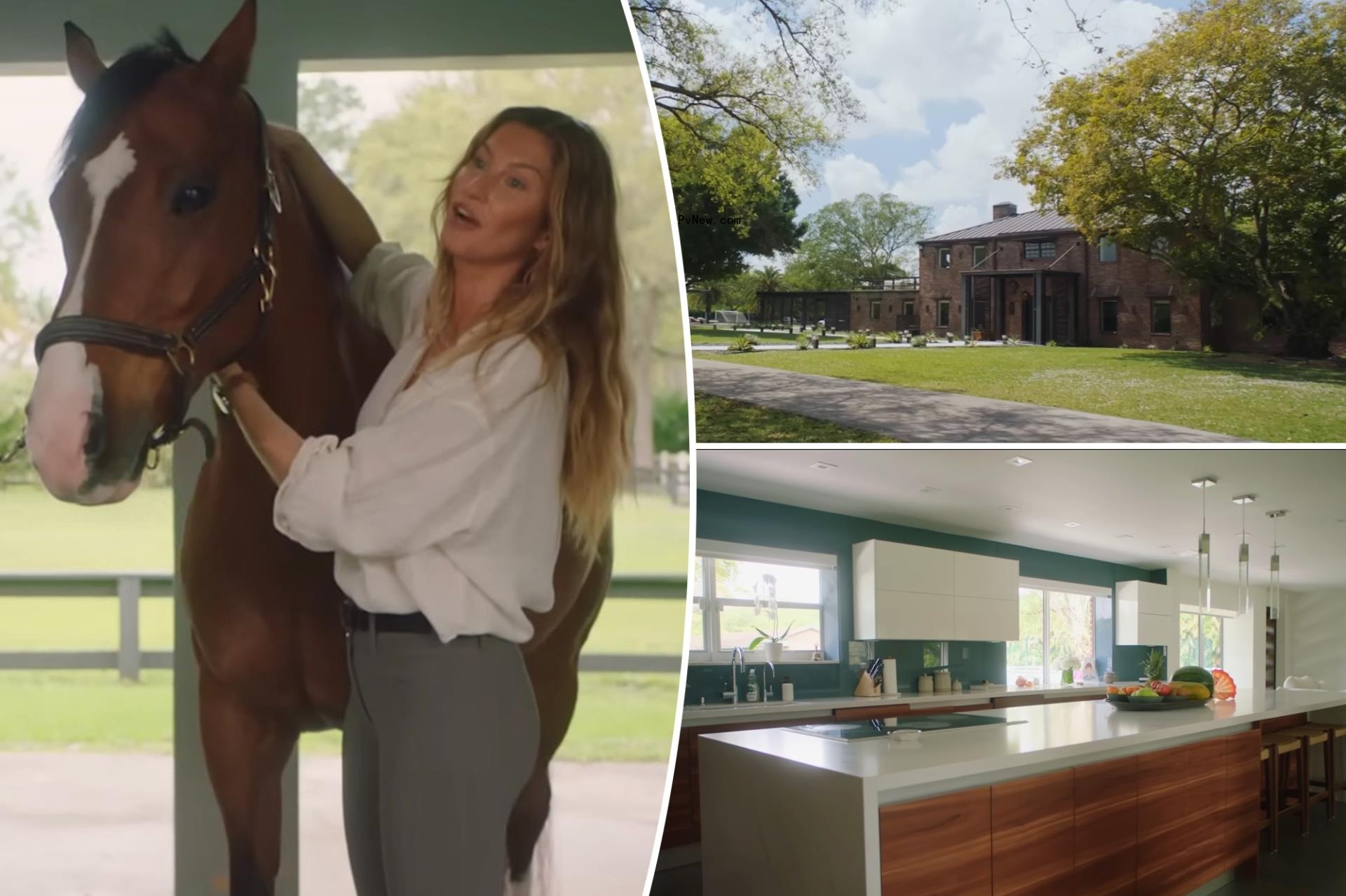 Inside Gisele Bündchen’s $9M Miami equestrian estate with stable, 9-bedroom house and more