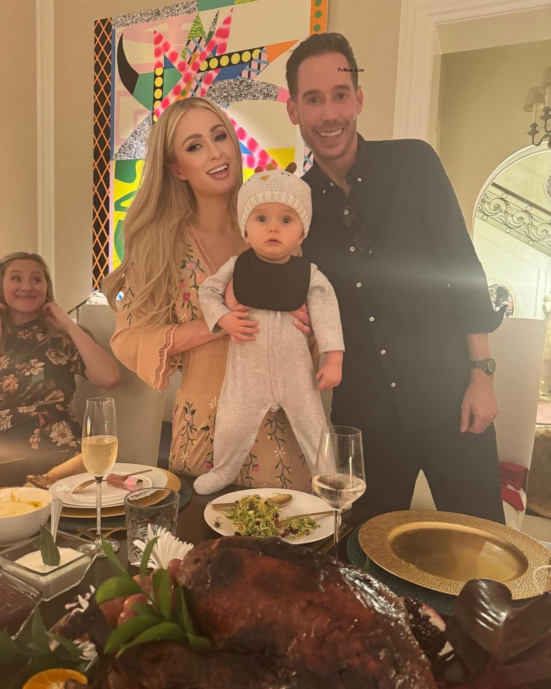Paris Hilton, Carter Reum and their son