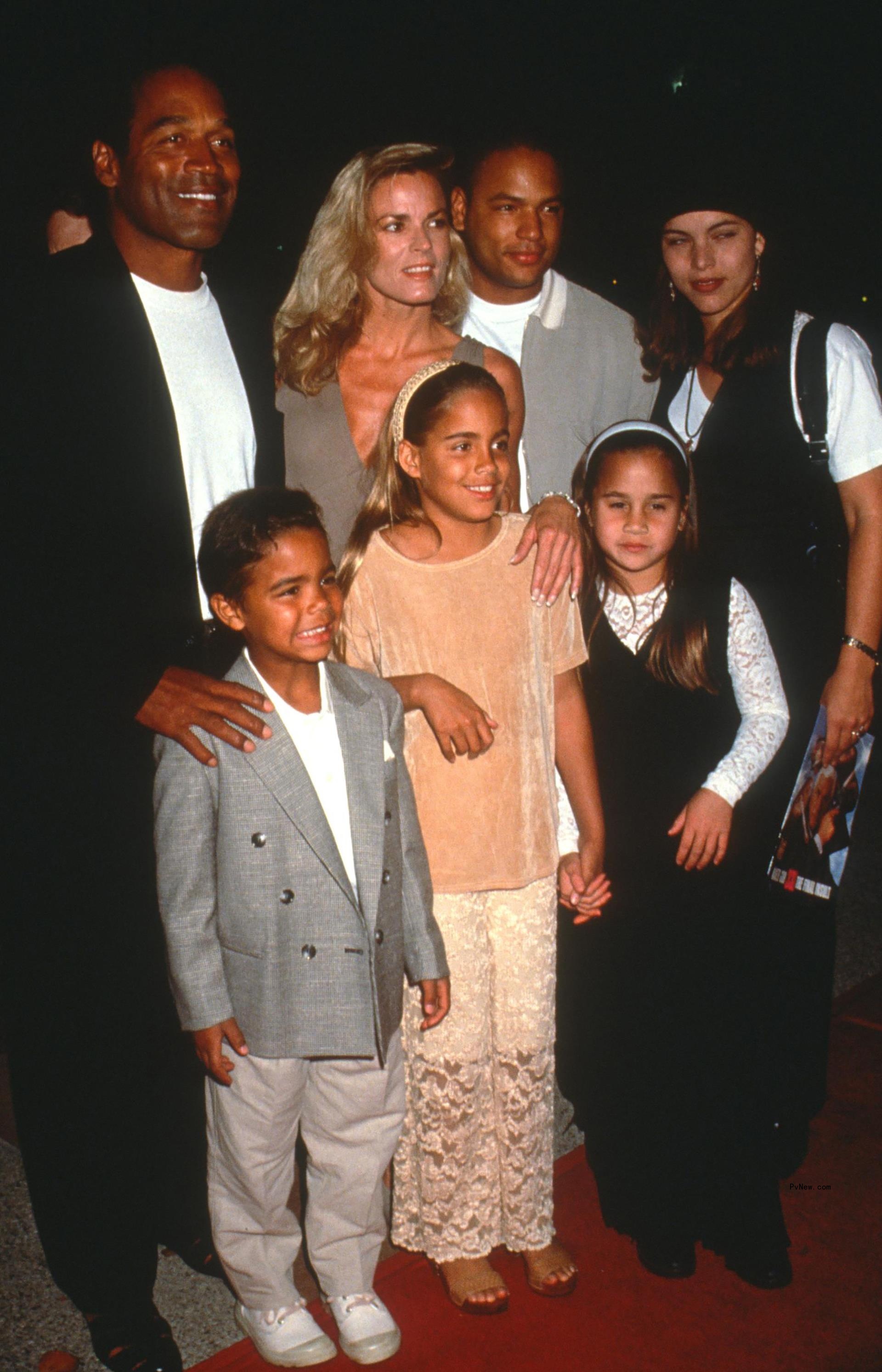 OJ Simpson, Nicole Brown Simpson and their children