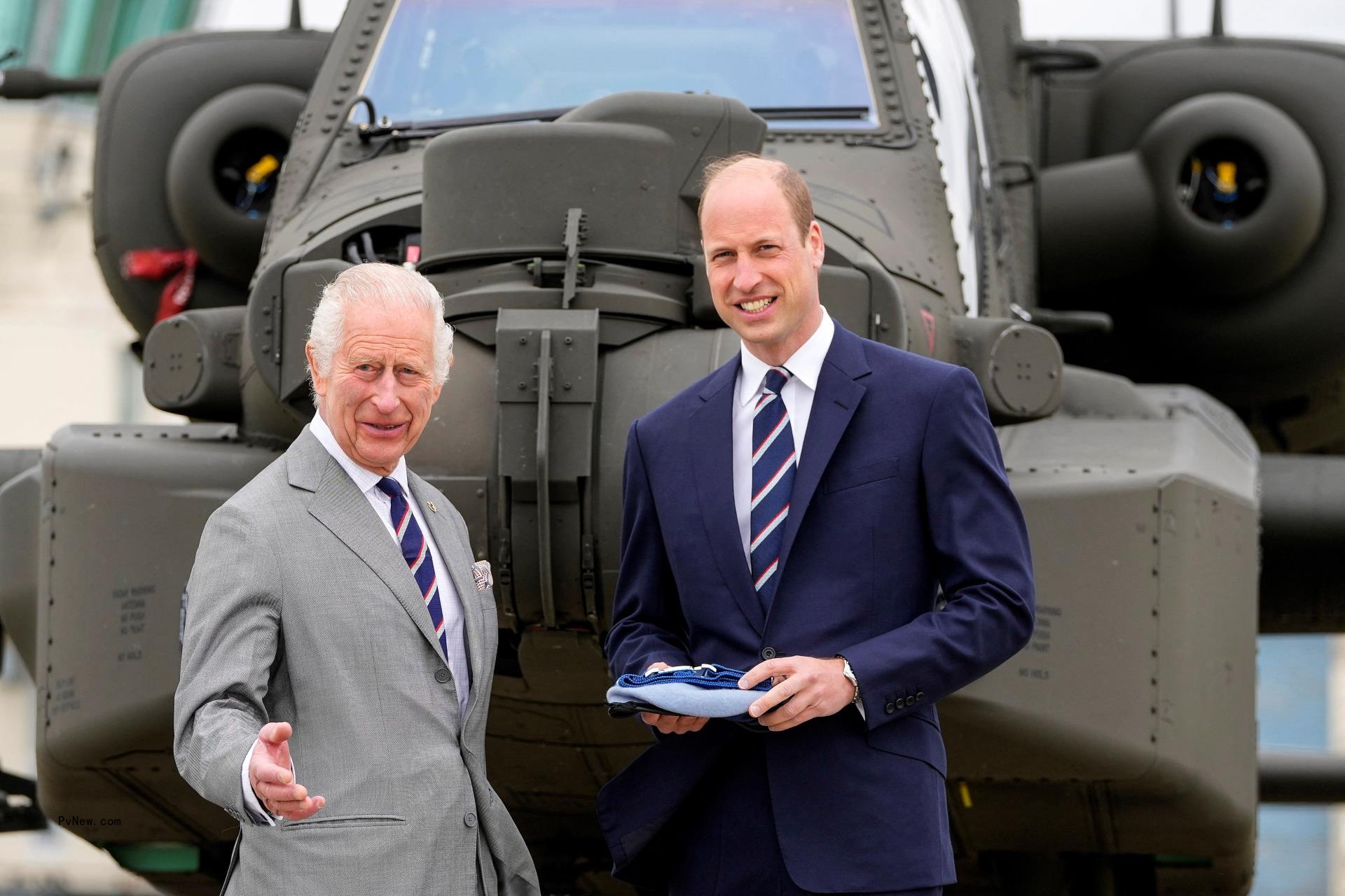 King Charles and Prince William.