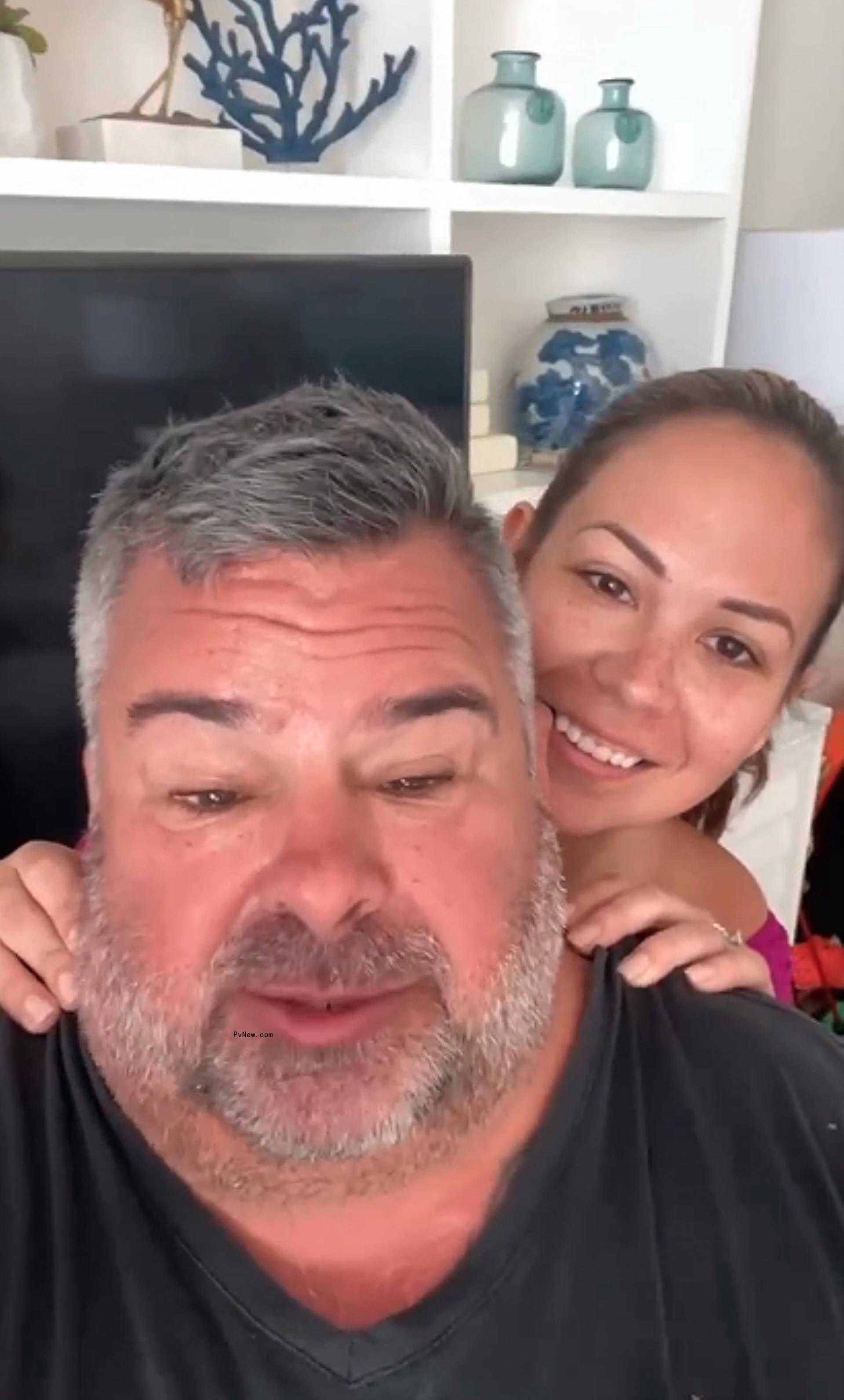 A selfie of Ed Brown and Liz Woods