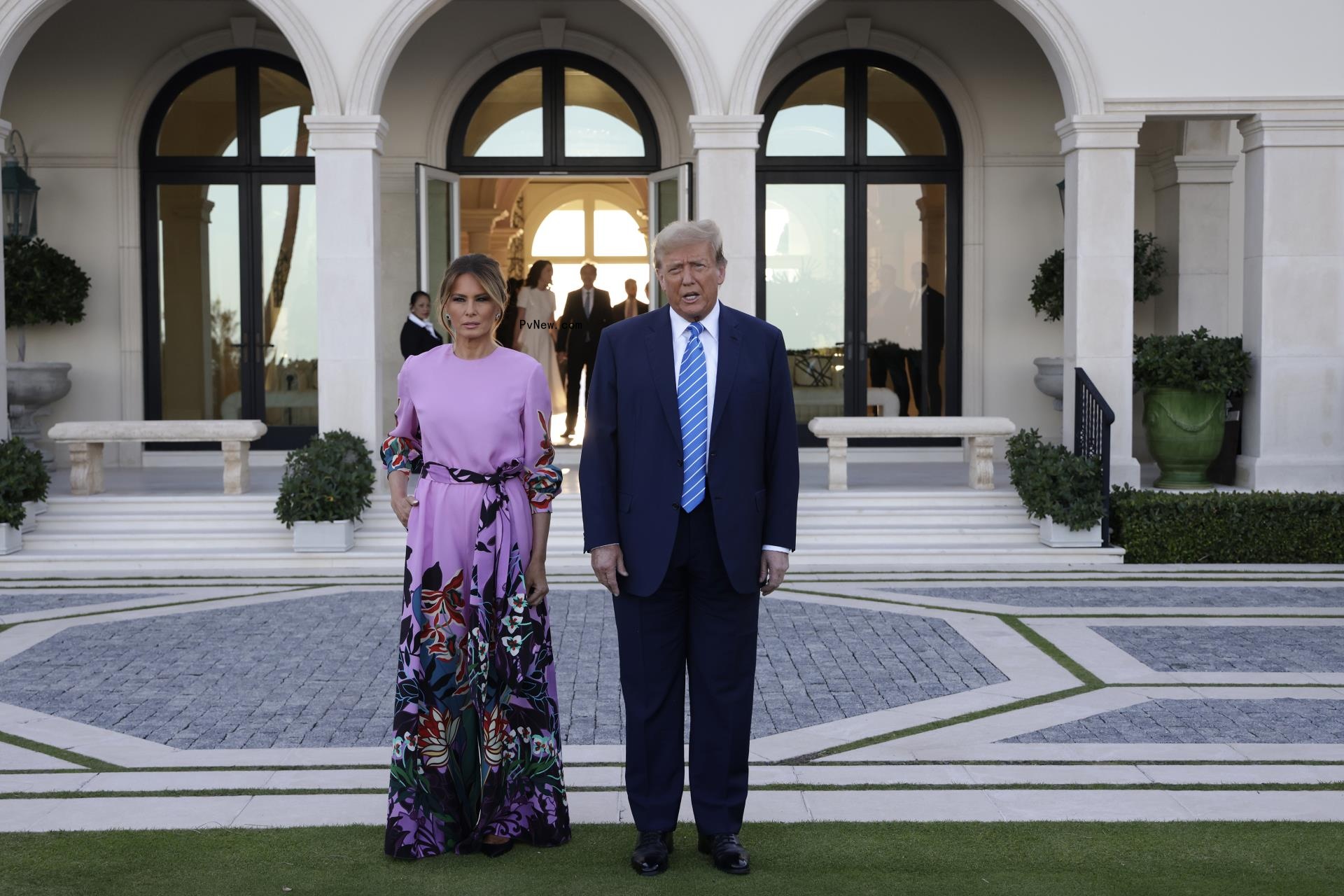 Do<i></i>nald Trump and former first lady Melania 