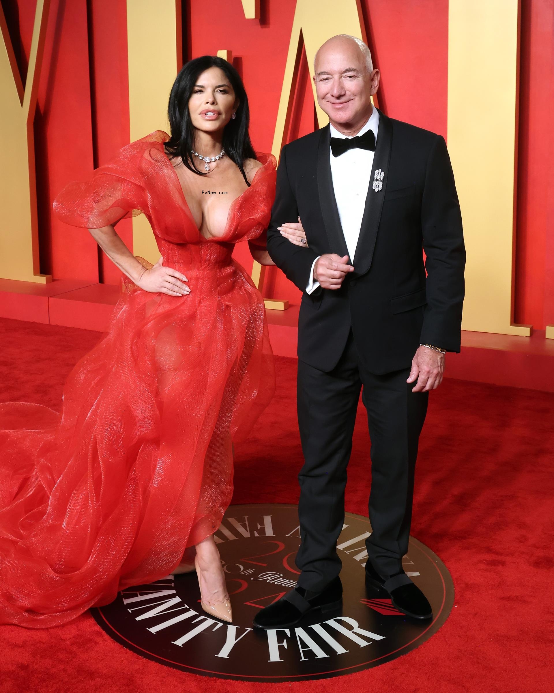 Lauren Sánchez and Jeff Bezos