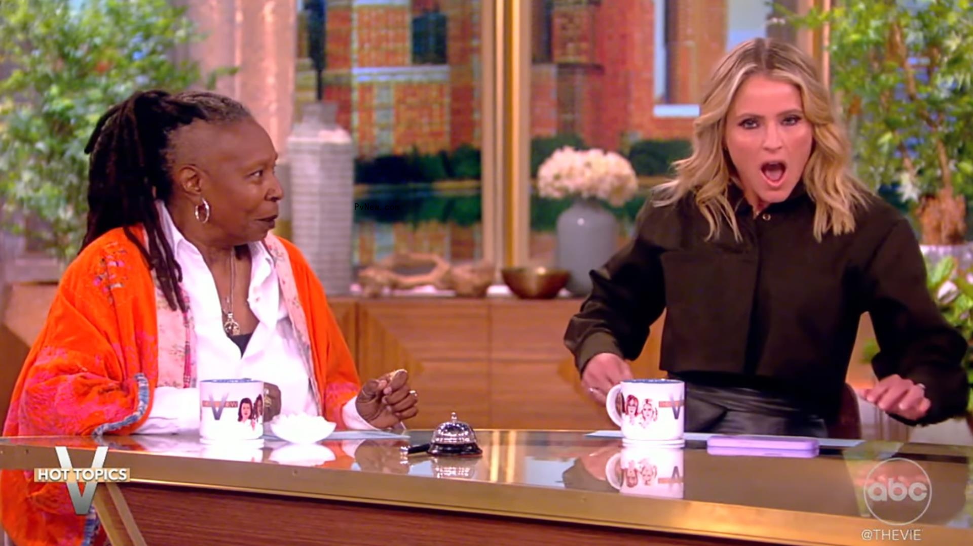 Whoopi Goldberg and Sara Haines on