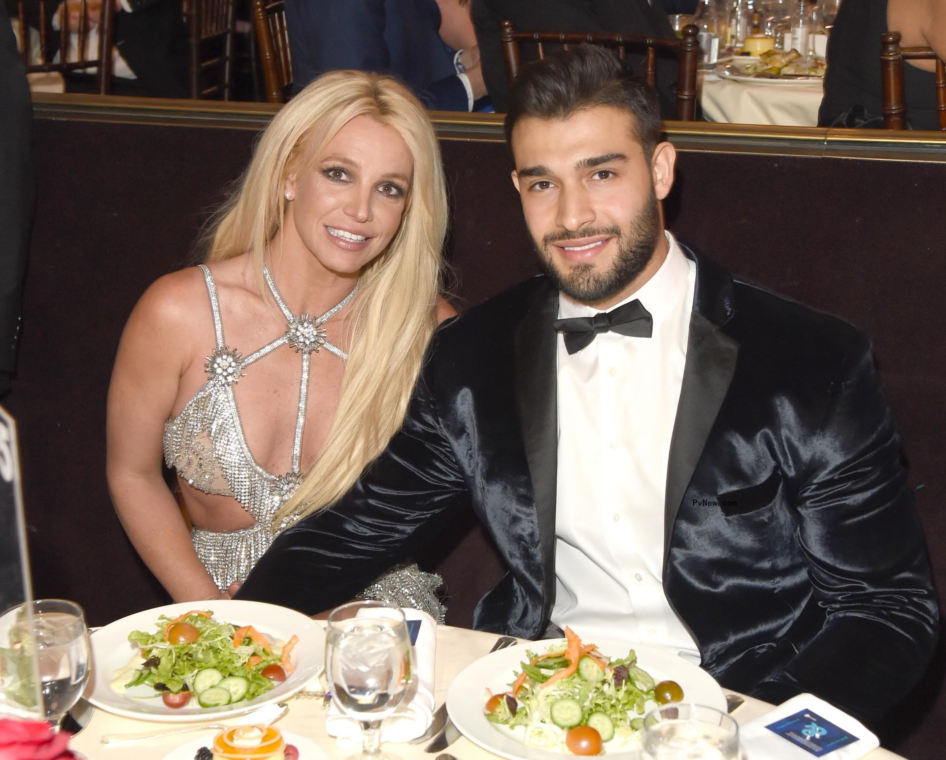 Britney Spears and Sam Asghari.