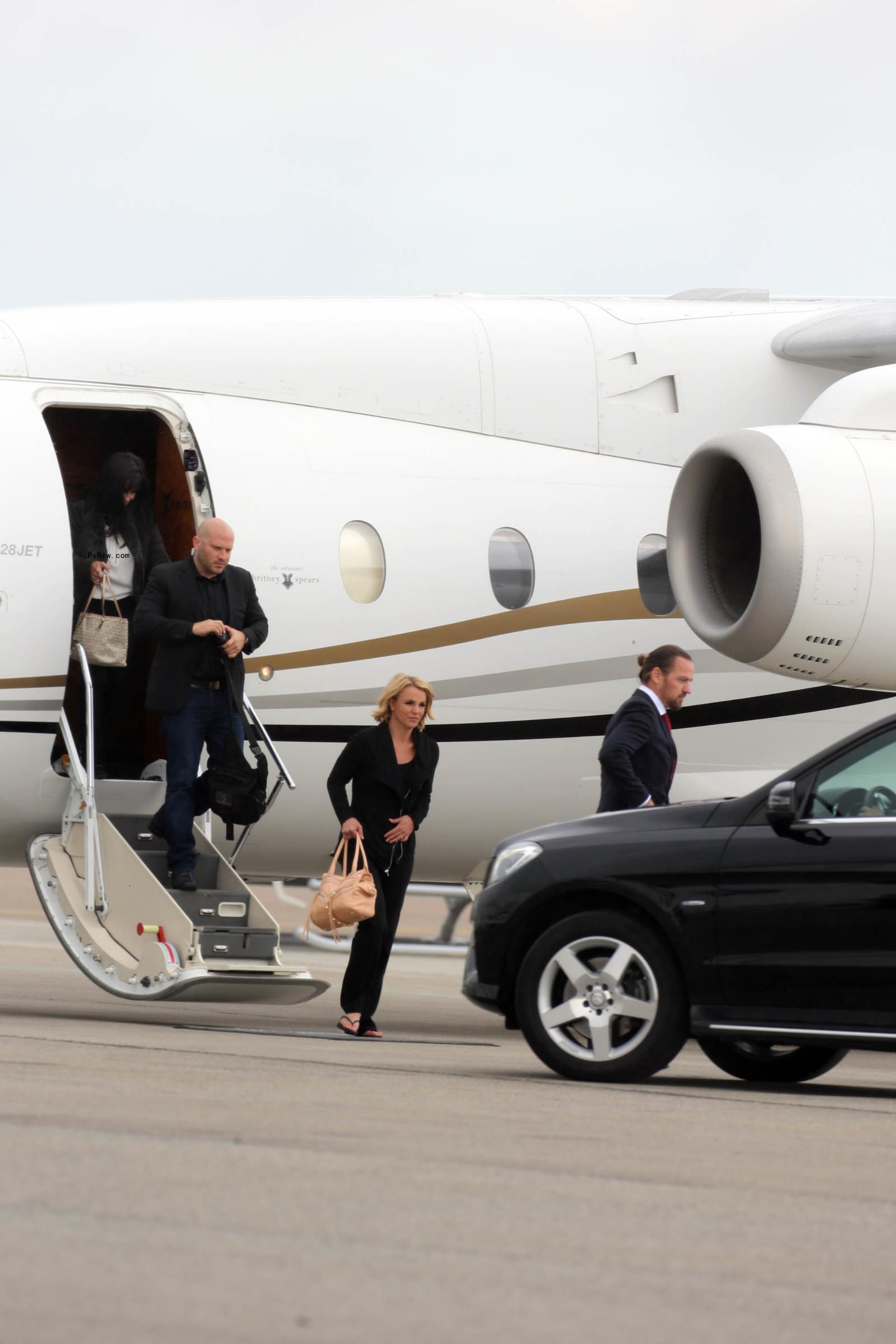 britney spears private jet