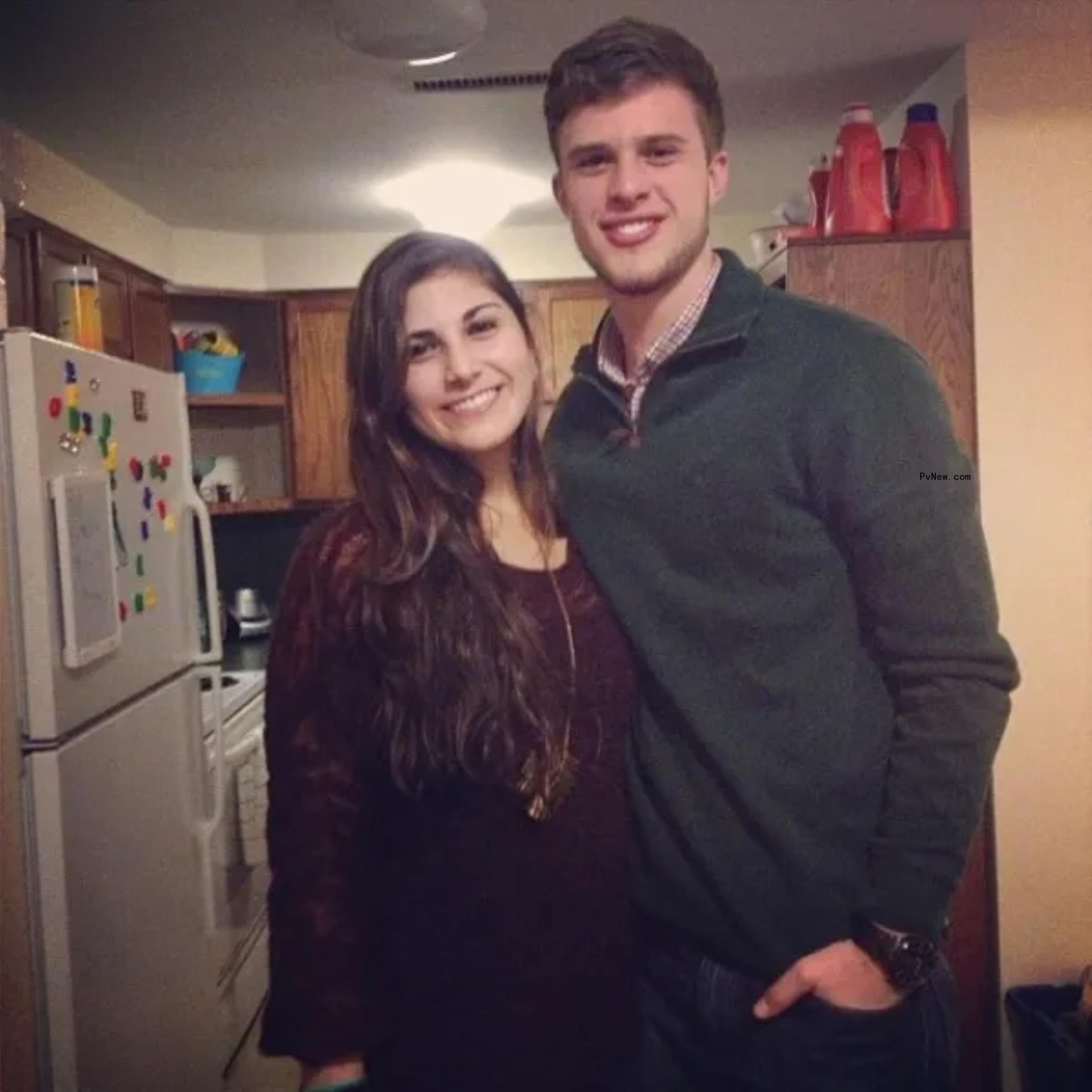 Isabelle Butker and Harrison Butker.