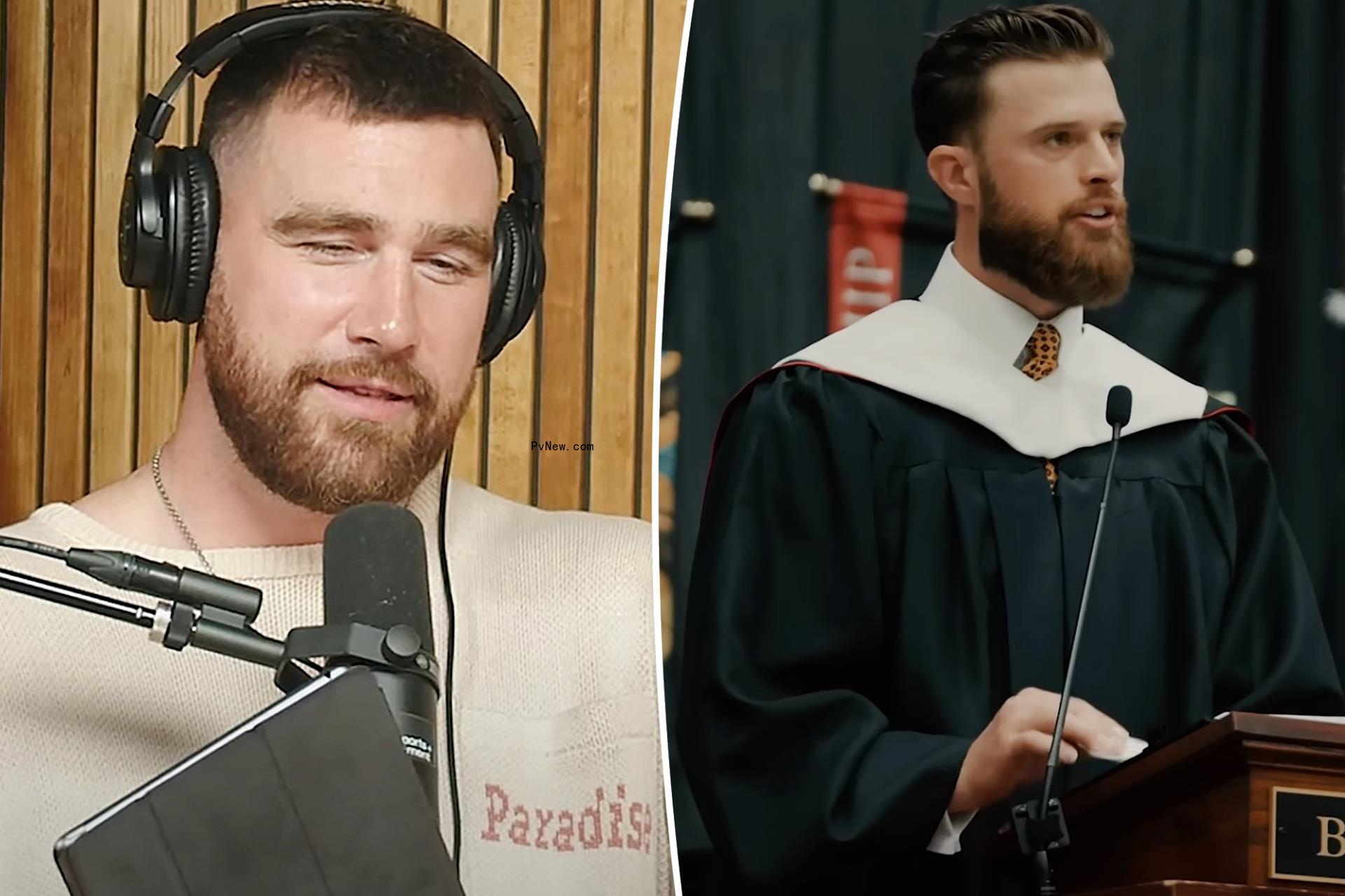 Travis Kelce and Harrison Butker