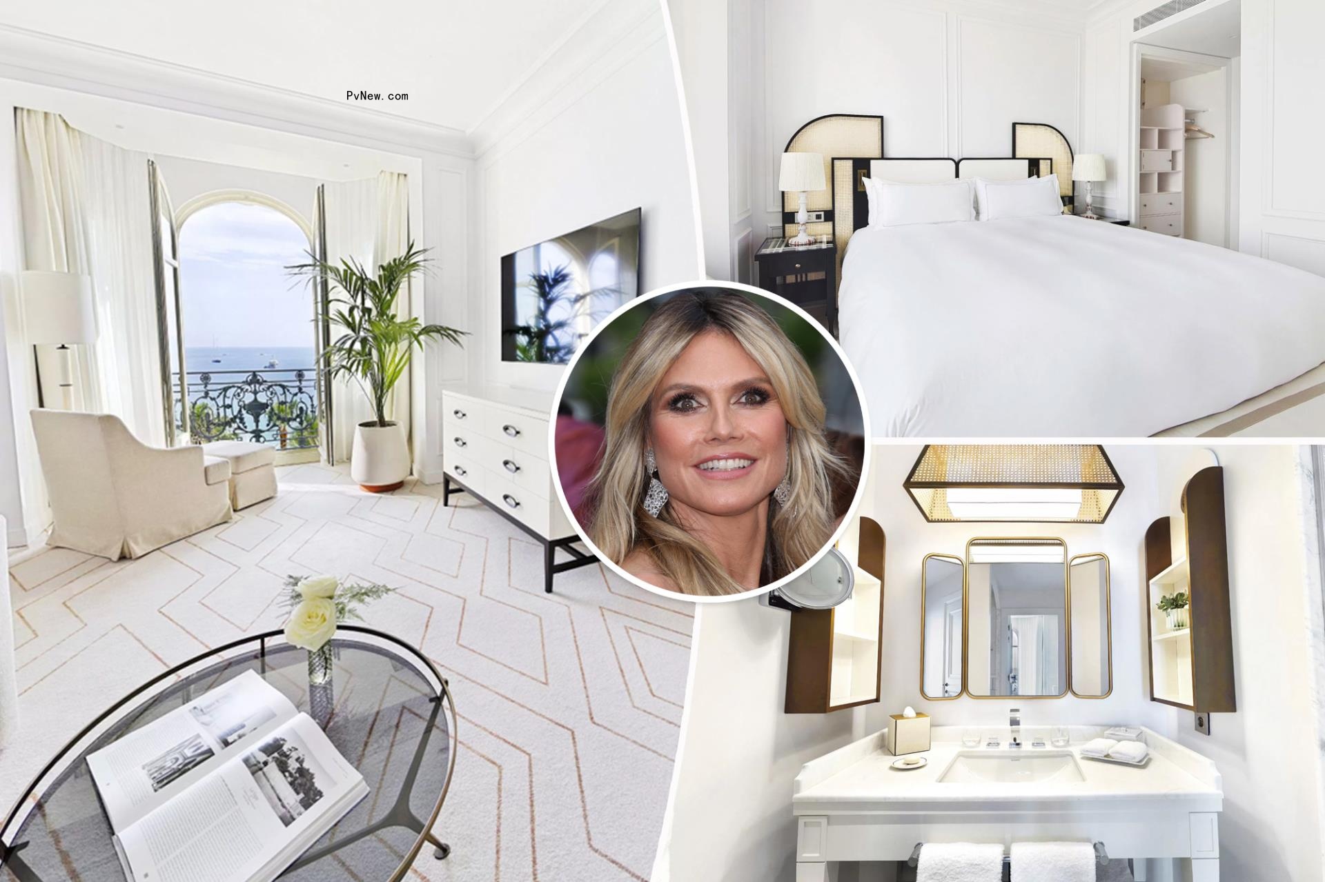 Heidi Klum and the Carlton Cannes, a Regent Hotel