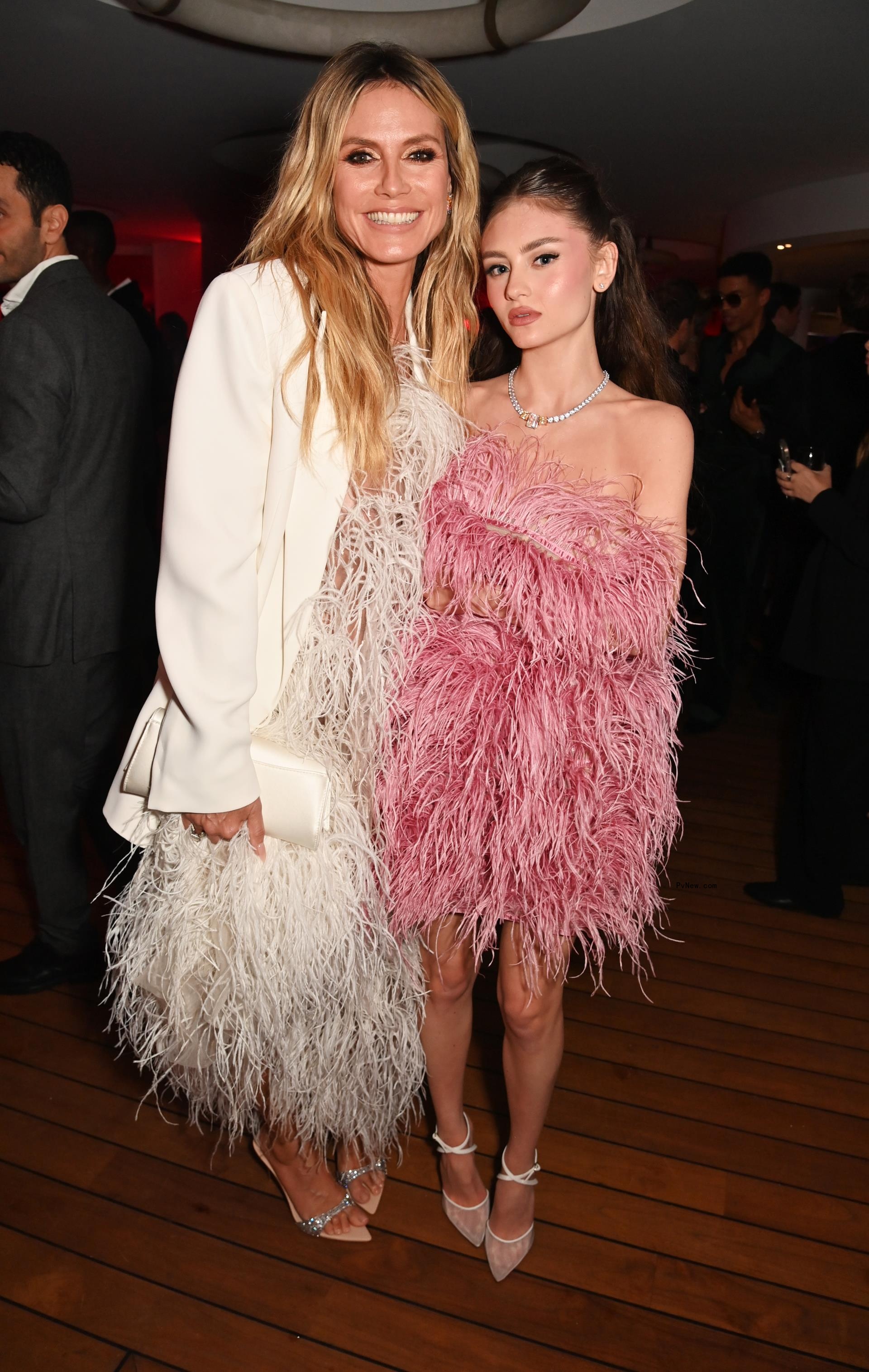 Heidi and Leni Klum