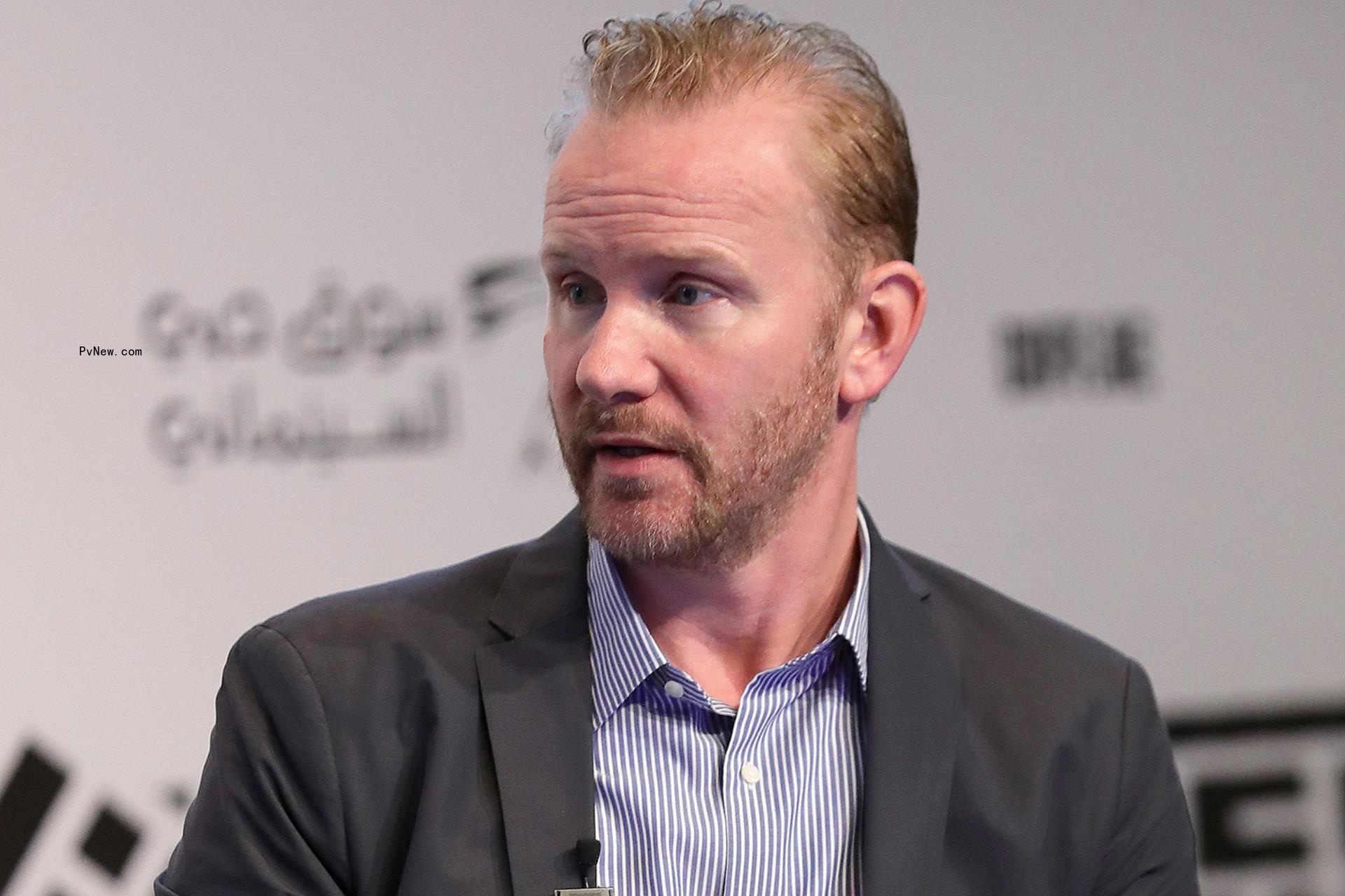 DUBAI, UNITED ARAB EMIRATES - DECEMBER 11: Director Morgan Spurlock speaks on stage during an In Co<i></i>nversation on day six of the 14th annual Dubai Internatio<i></i>nal Film Festival held at the Madinat Jumeriah Complex on December 11, 2017 in Dubai, United Arab Emirates. (Photo by Vittorio Zunino Celotto/Getty Images for DIFF)