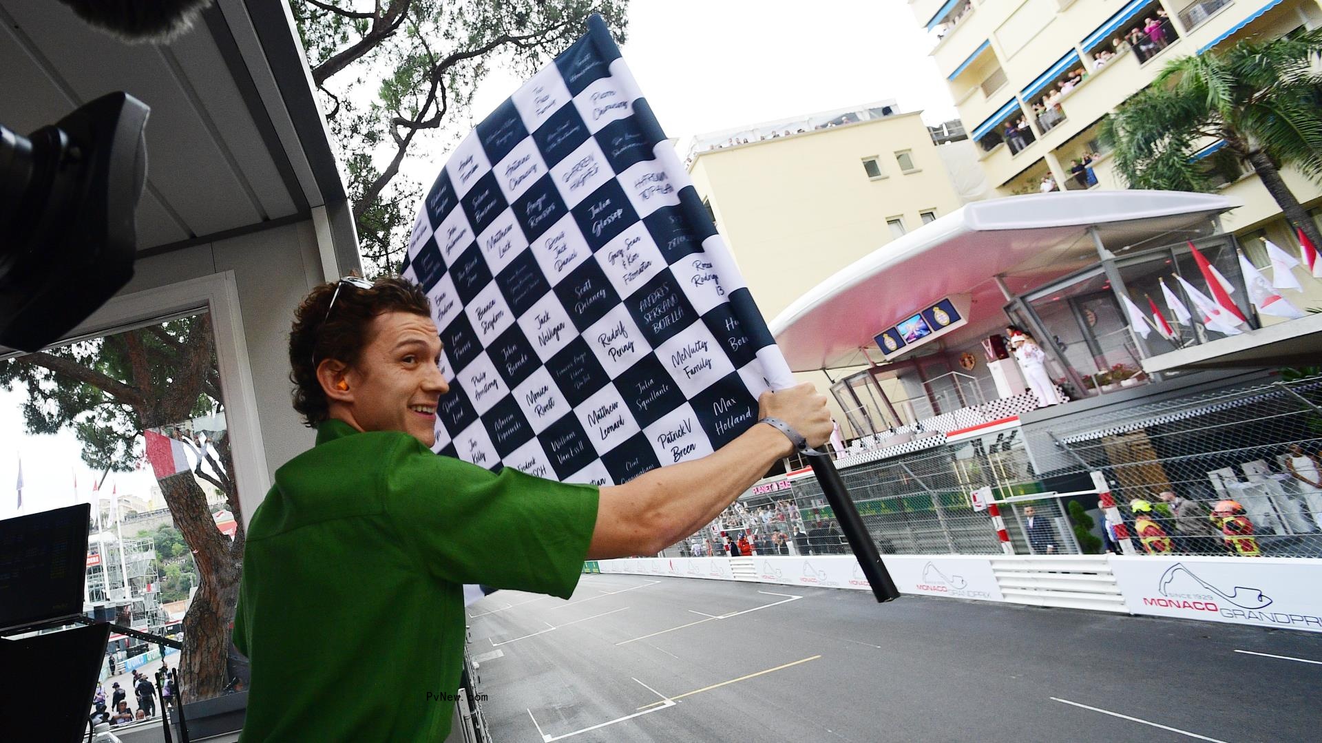tom holland mo<i></i>naco grand prix 2023