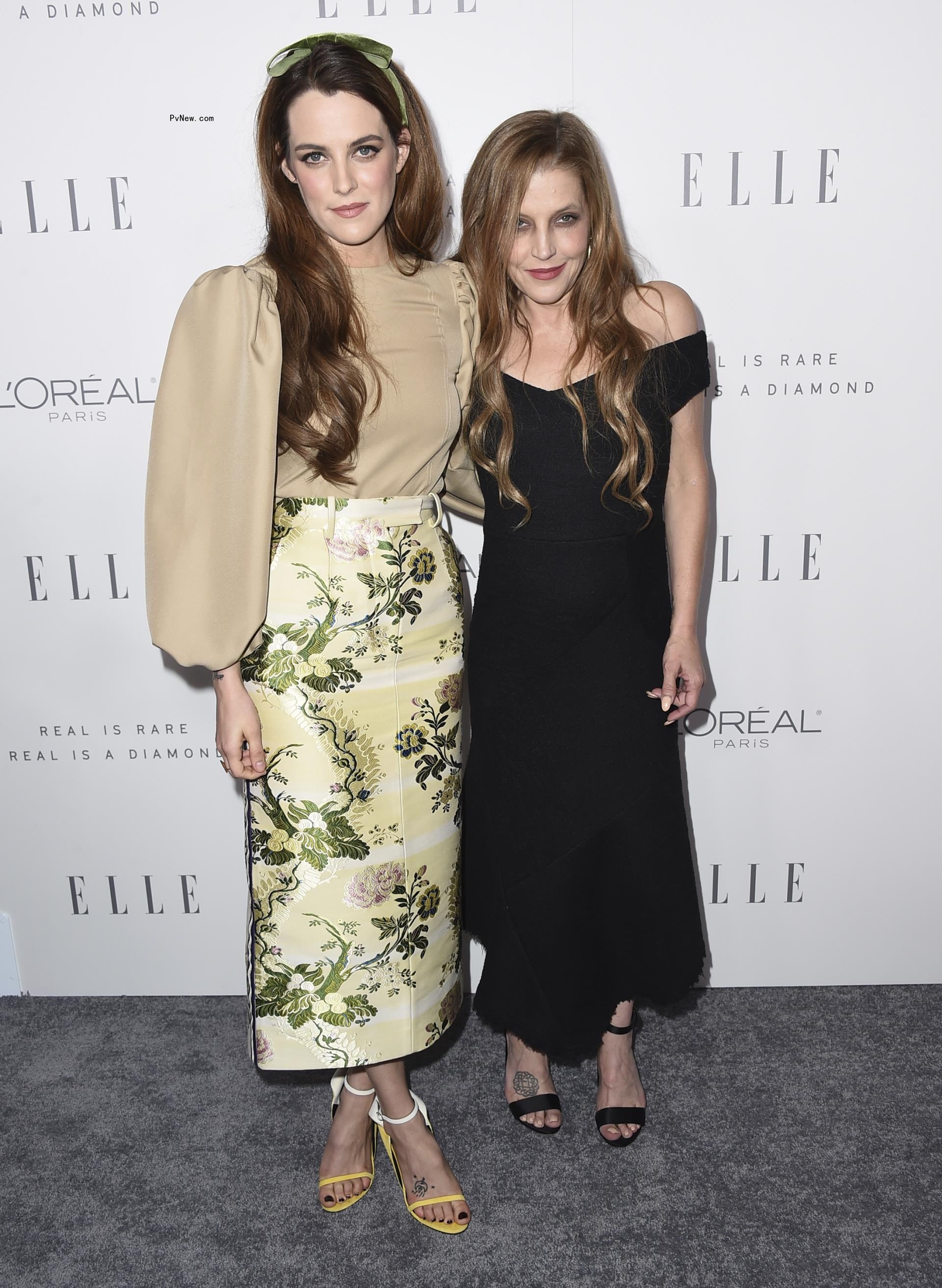 Riley Keough and her mother Lisa Marie Presley