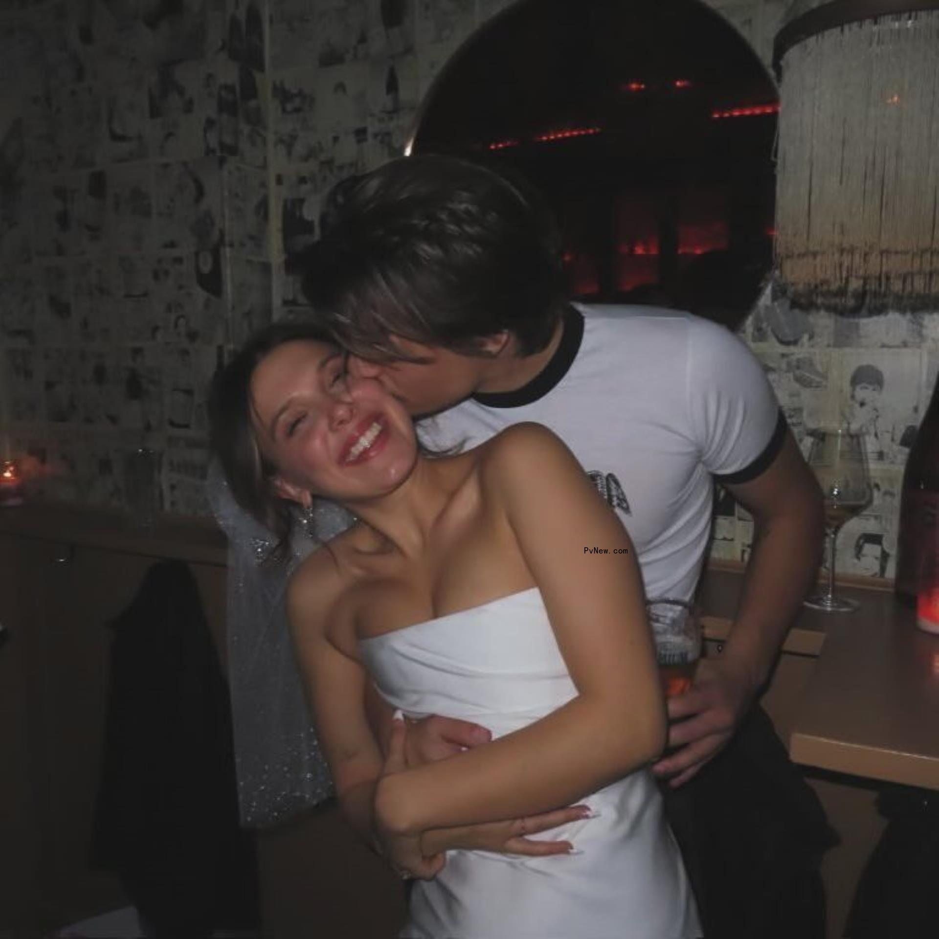 Millie Bobby Brown and Jake Bongiovi.