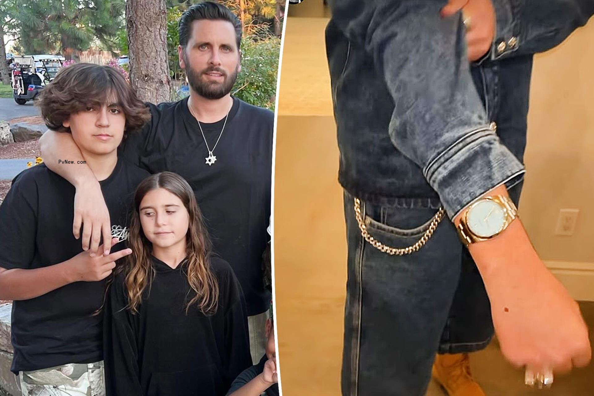 Mason, Scott, Penelope Disick