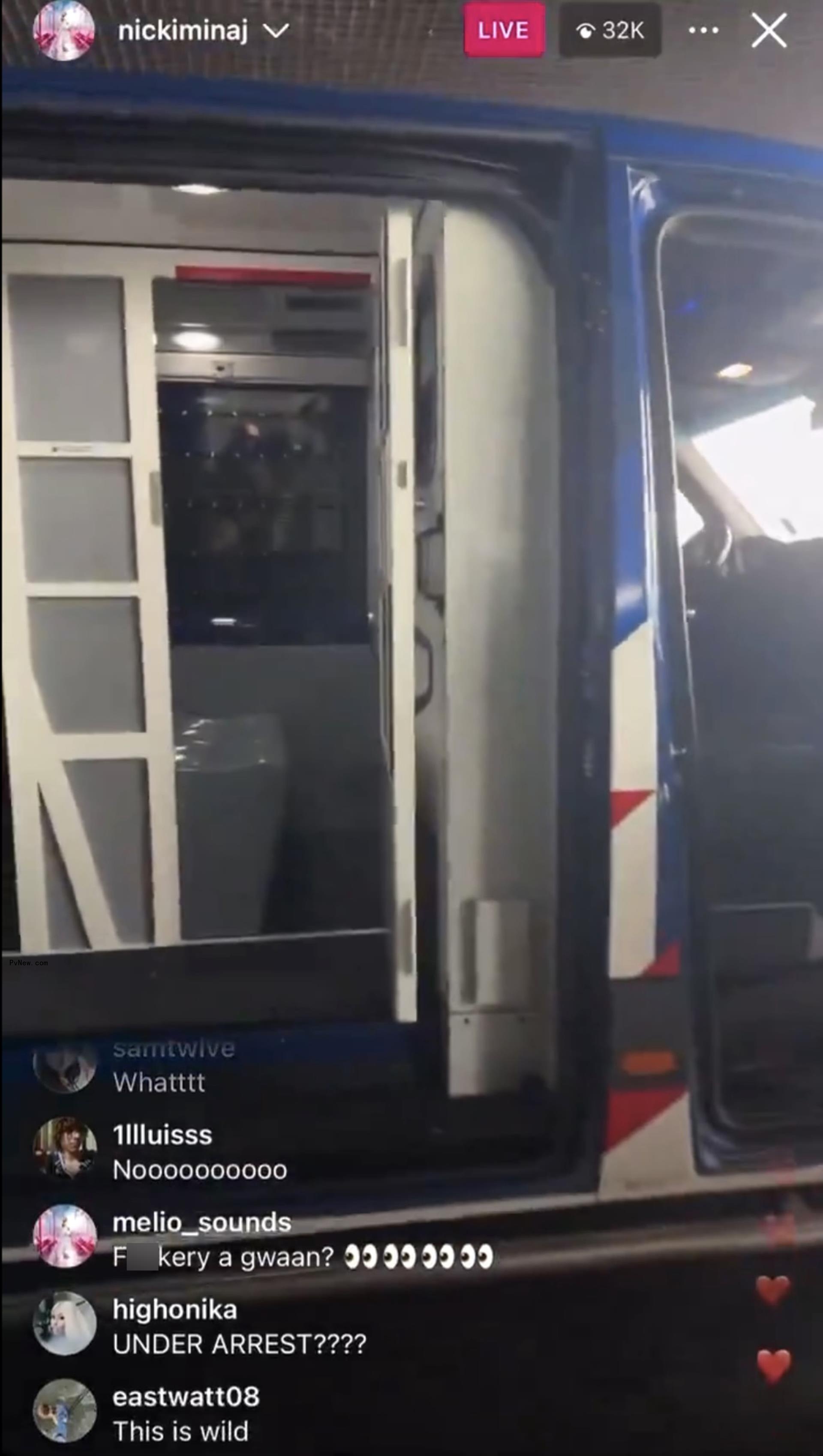 Nicki Minaj arrest in Amsterdam.