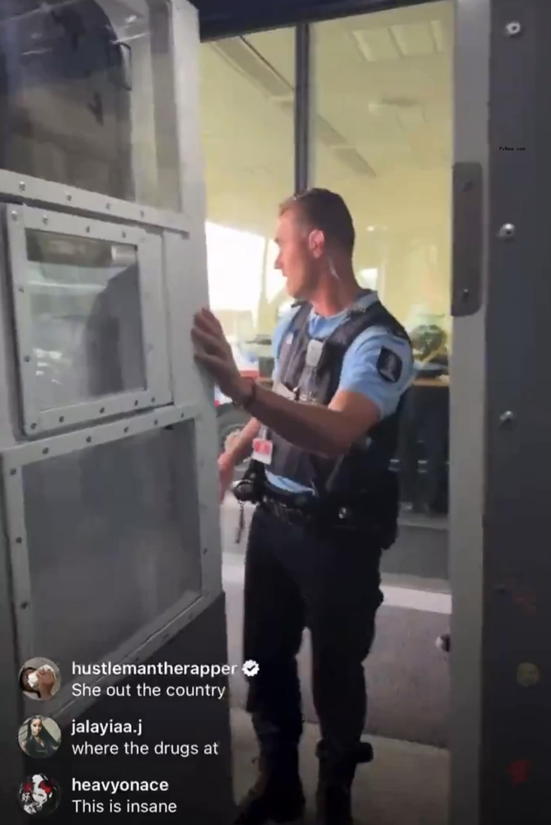 Nicki Minaj arrest in Amsterdam.