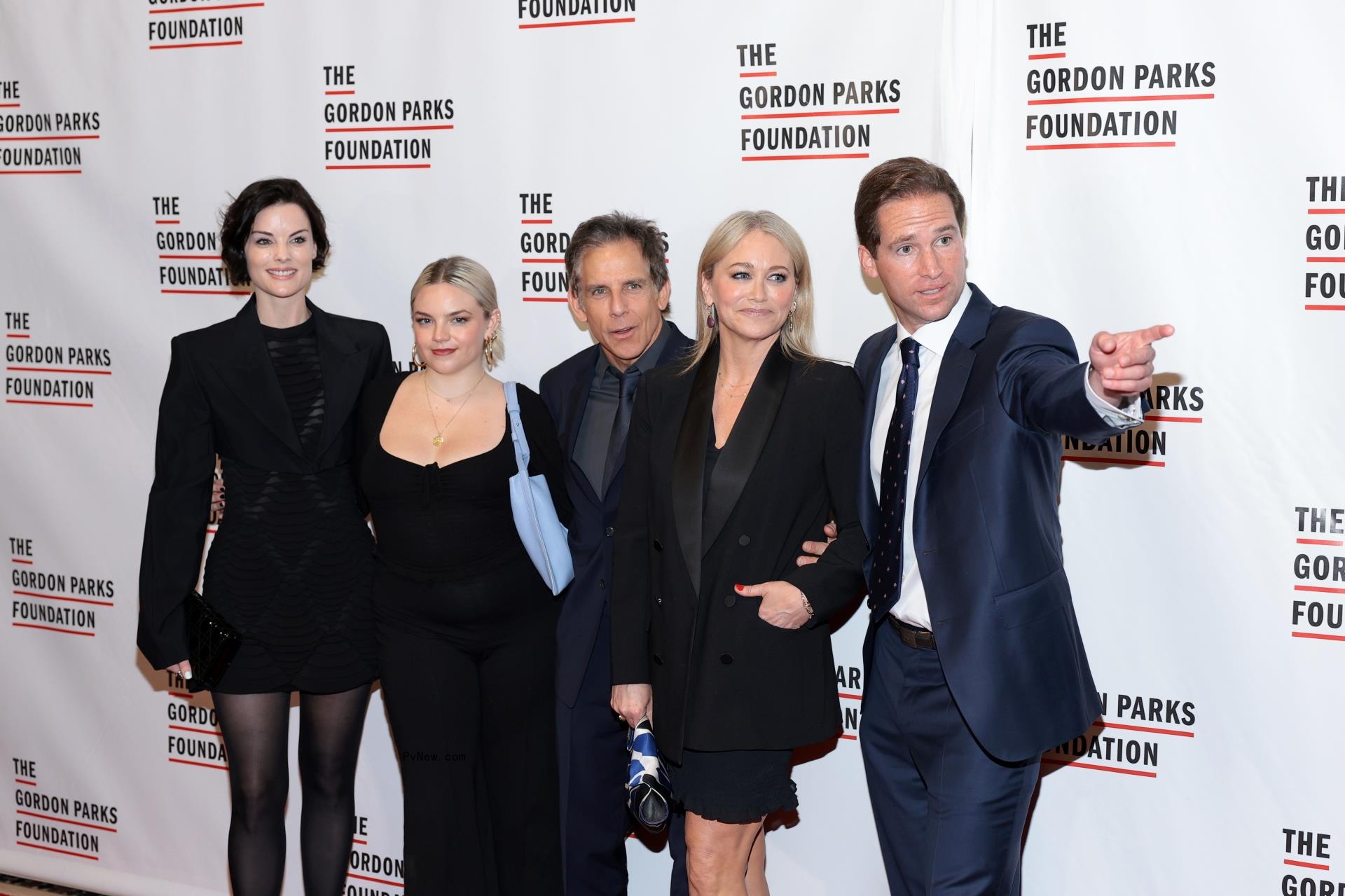 Ben Stiller, Christine Taylor and daughter Ella