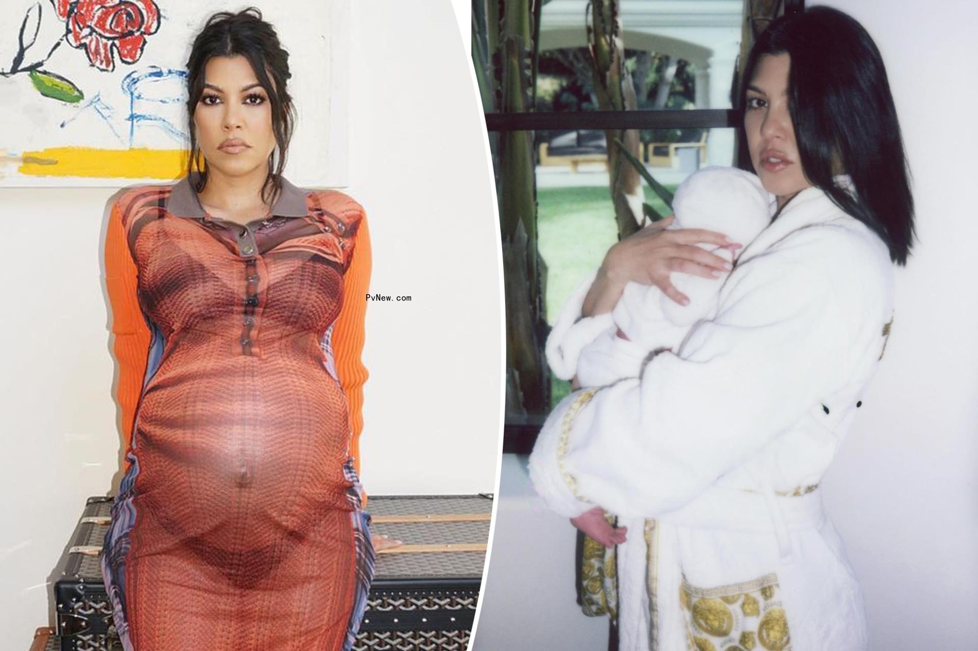 Kourtney Kardashian and son Rocky