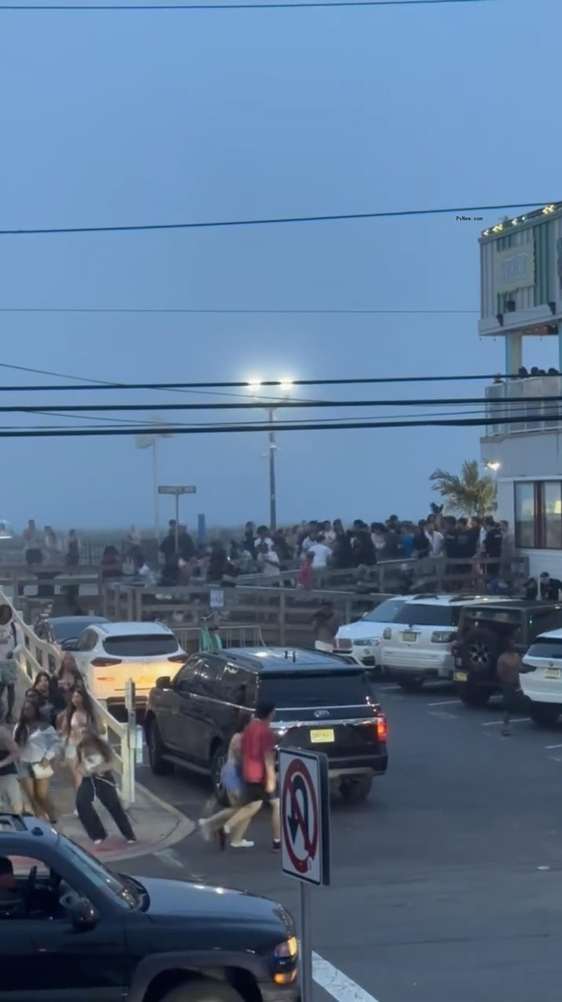 Jennifer Aydin's video of the mass shooting scare.
