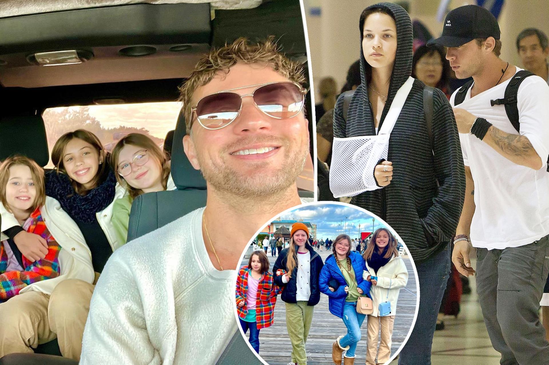 Ryan Phillippe, Alexis Knapp and daughter Kai