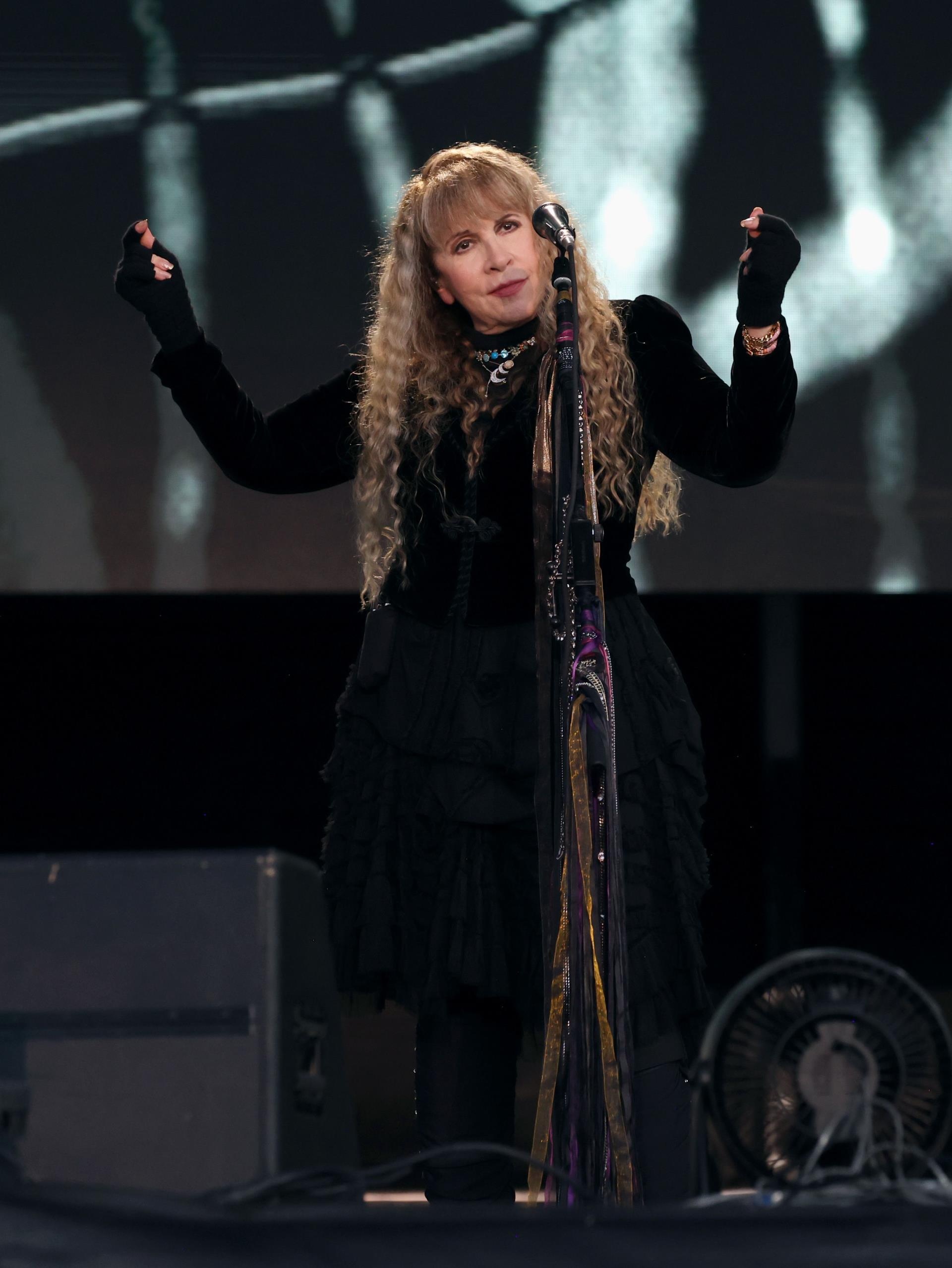 Stevie Nicks wears Taylor Swift