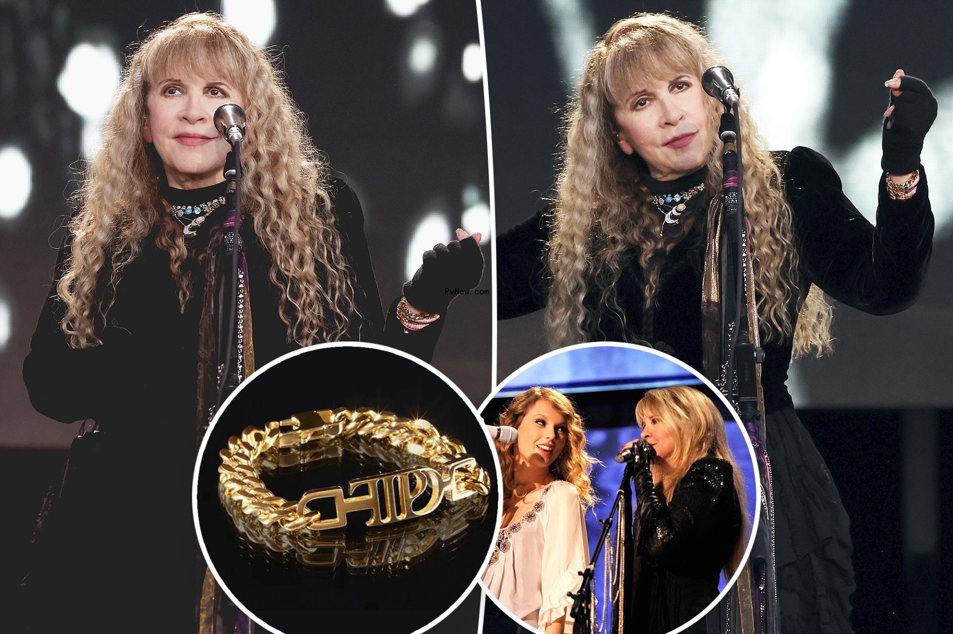 Stevie Nicks wears Taylor Swift’s ‘TTPD’ bracelet during BottleRock concert