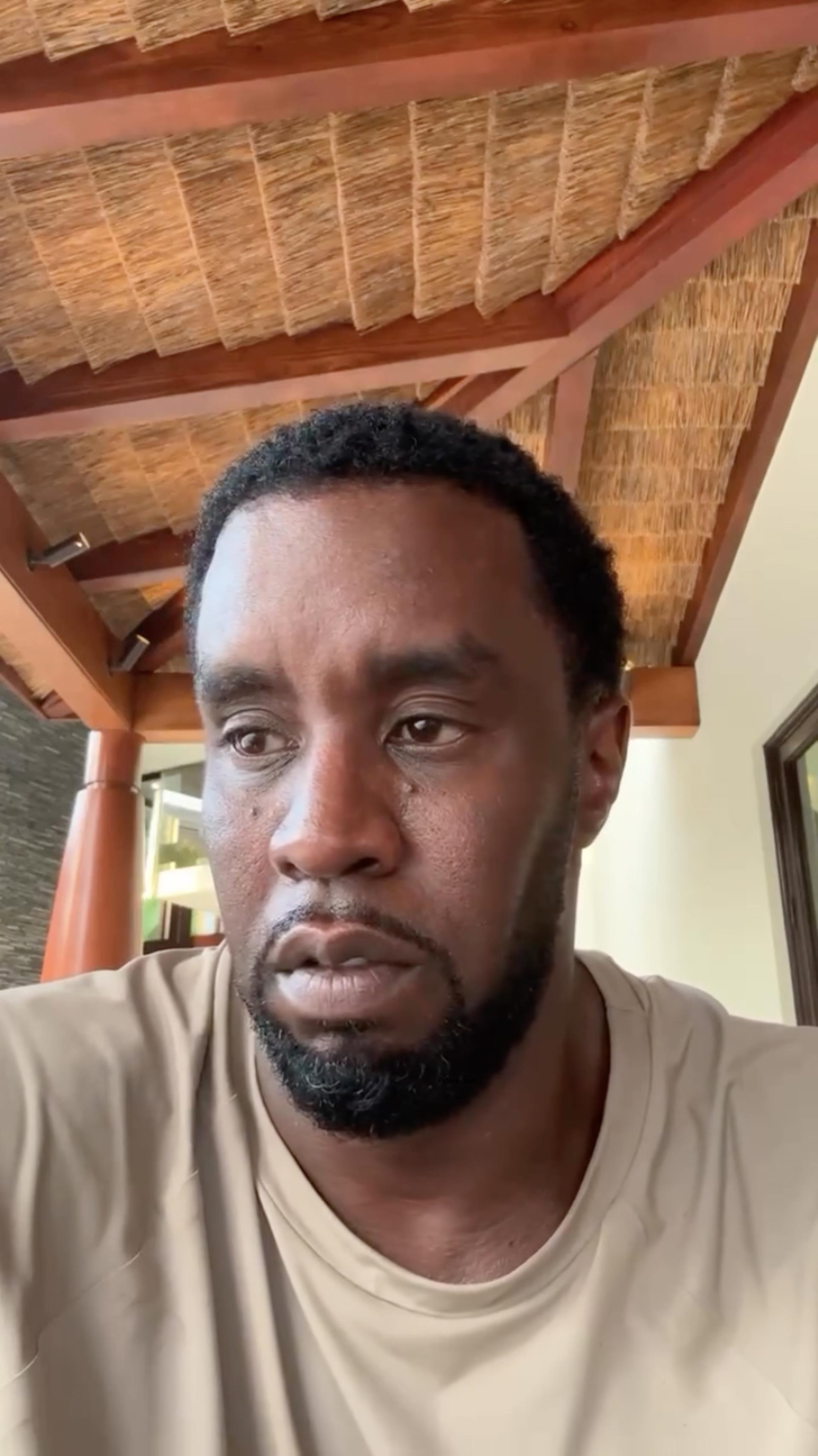 Sean Combs' apology video.