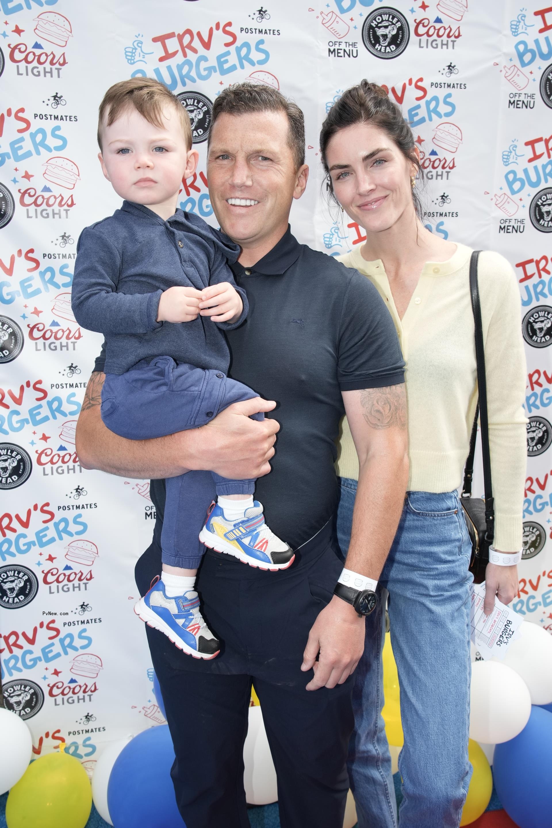 Nash Avery, Sean Avery and Hilary Rhoda