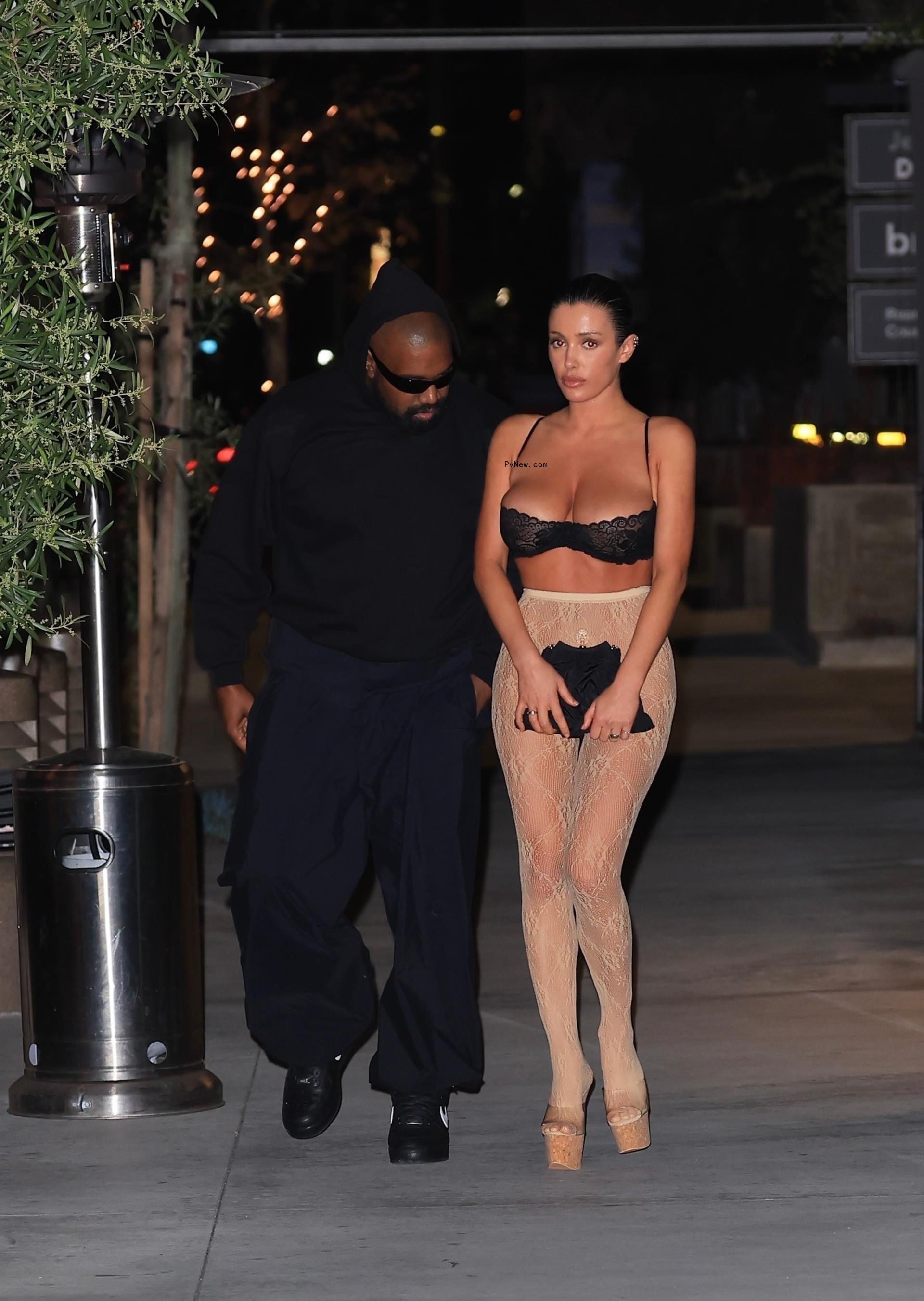 Kanye West and Bianca Censori