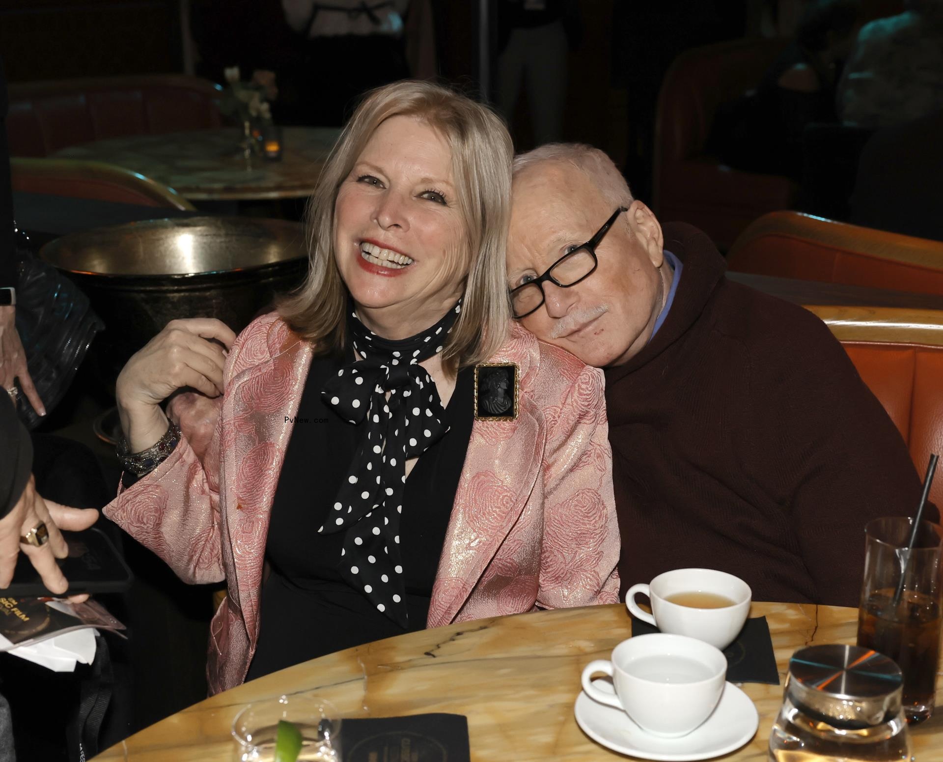 Candy Clark and Richard Dreyfuss posing together