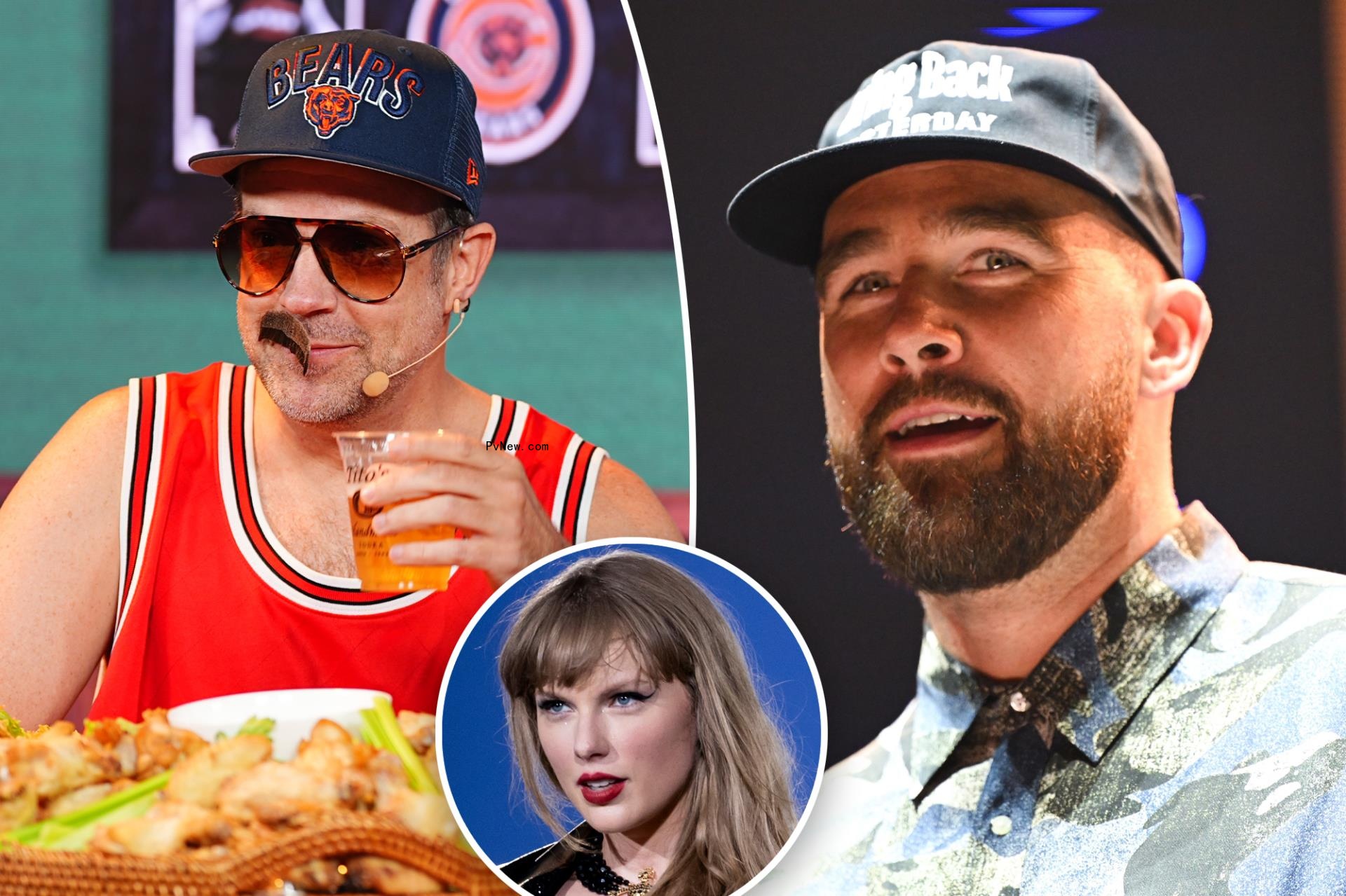 Jason Sudeikis asks Travis Kelce when he’s going to ‘make an ho<i></i>nest woman’ out of Taylor Swift in Big Slick skit
