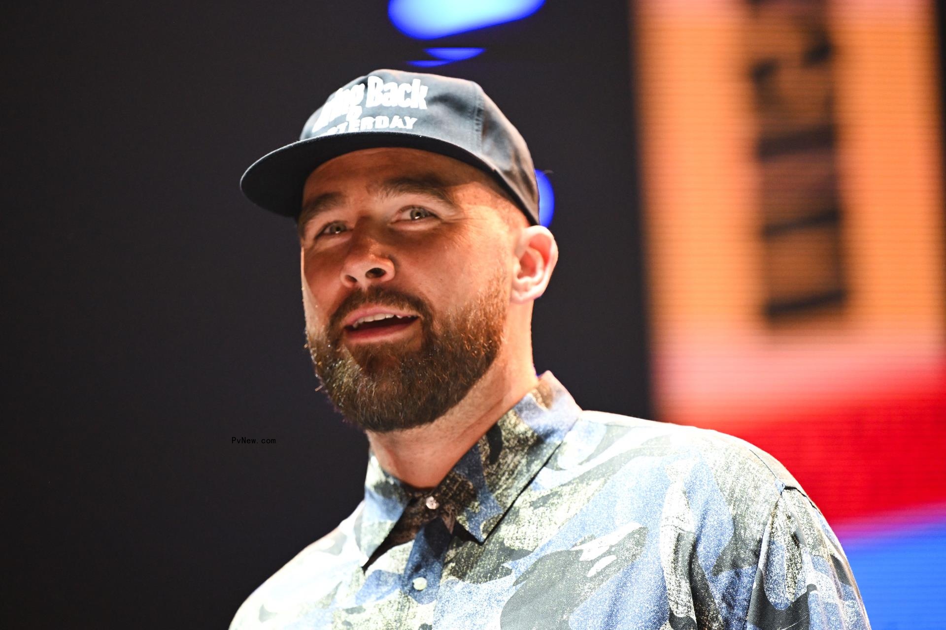 Travis Kelce at the the 2024 Big Slick Celebrity Weekend party.