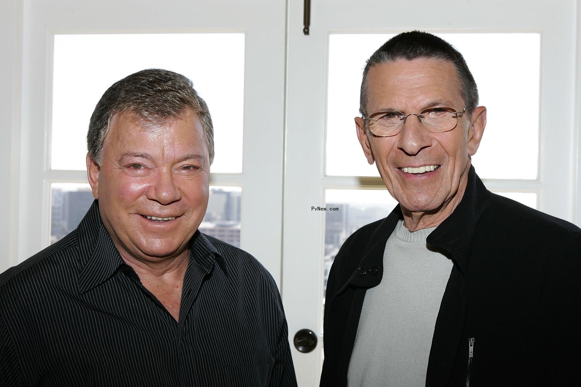 William Shatner and Leo<i></i>nard Nimoy.