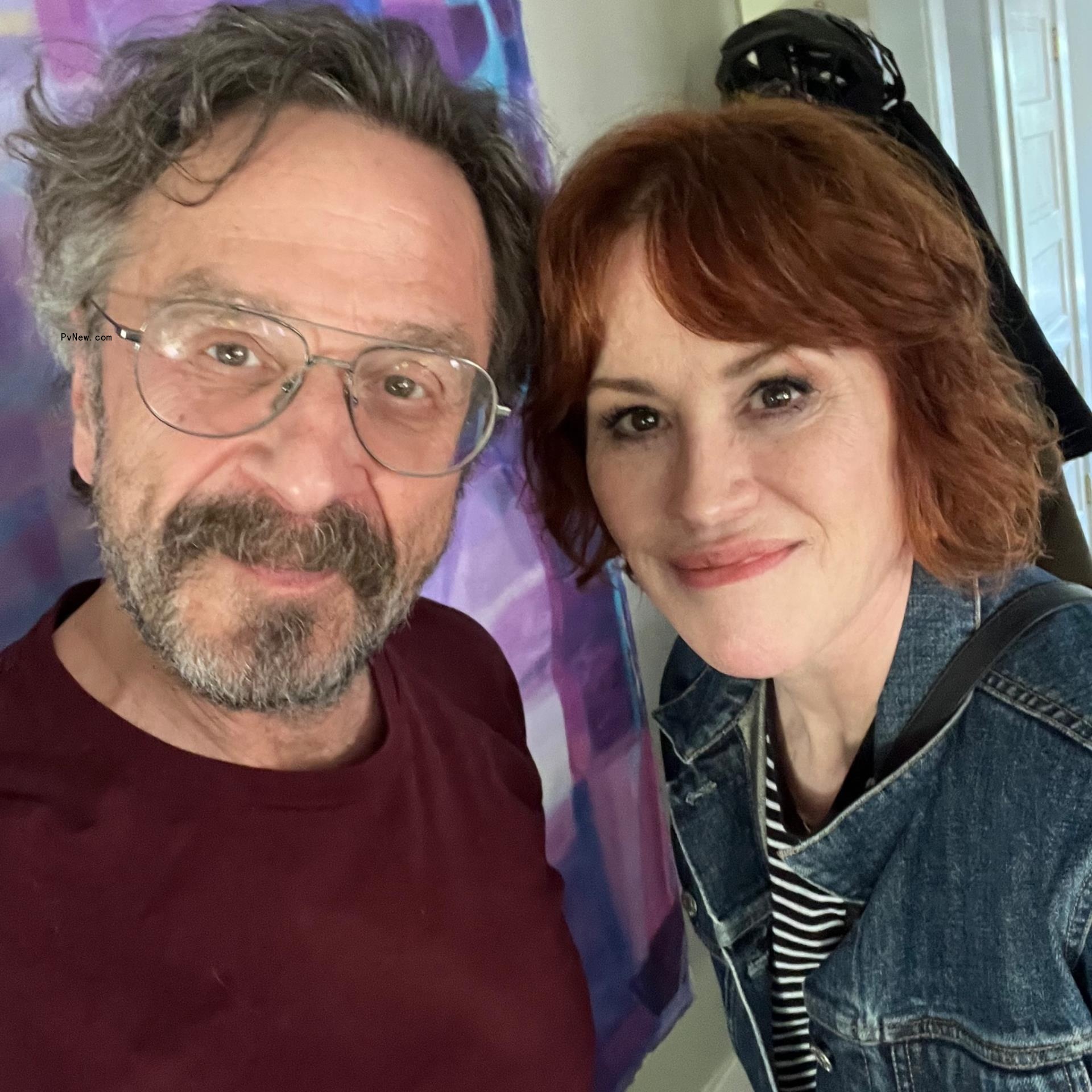 Molly Ringwald and Marc Maron.