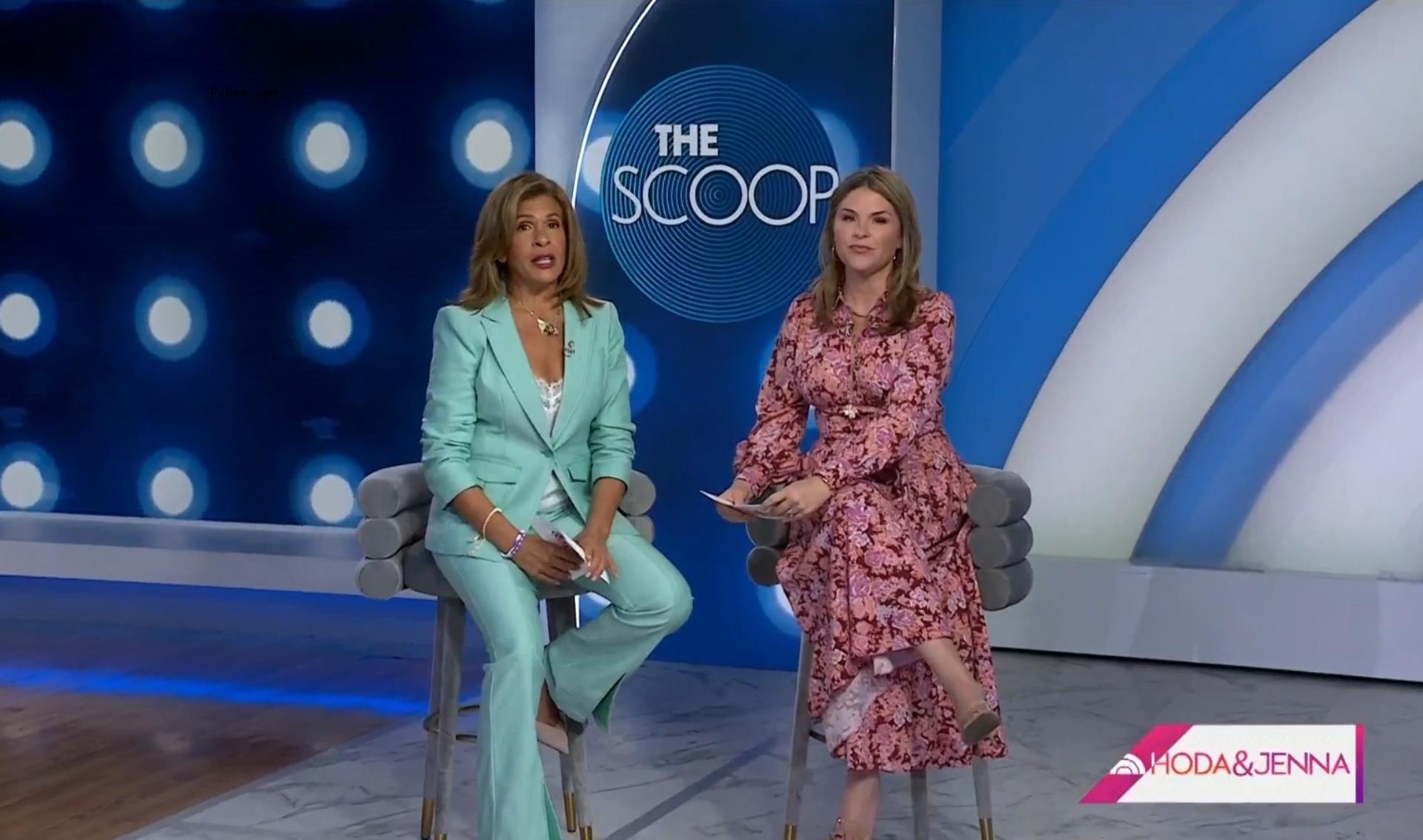 Hoda Kotb and Jenna Bush Hager sitting together