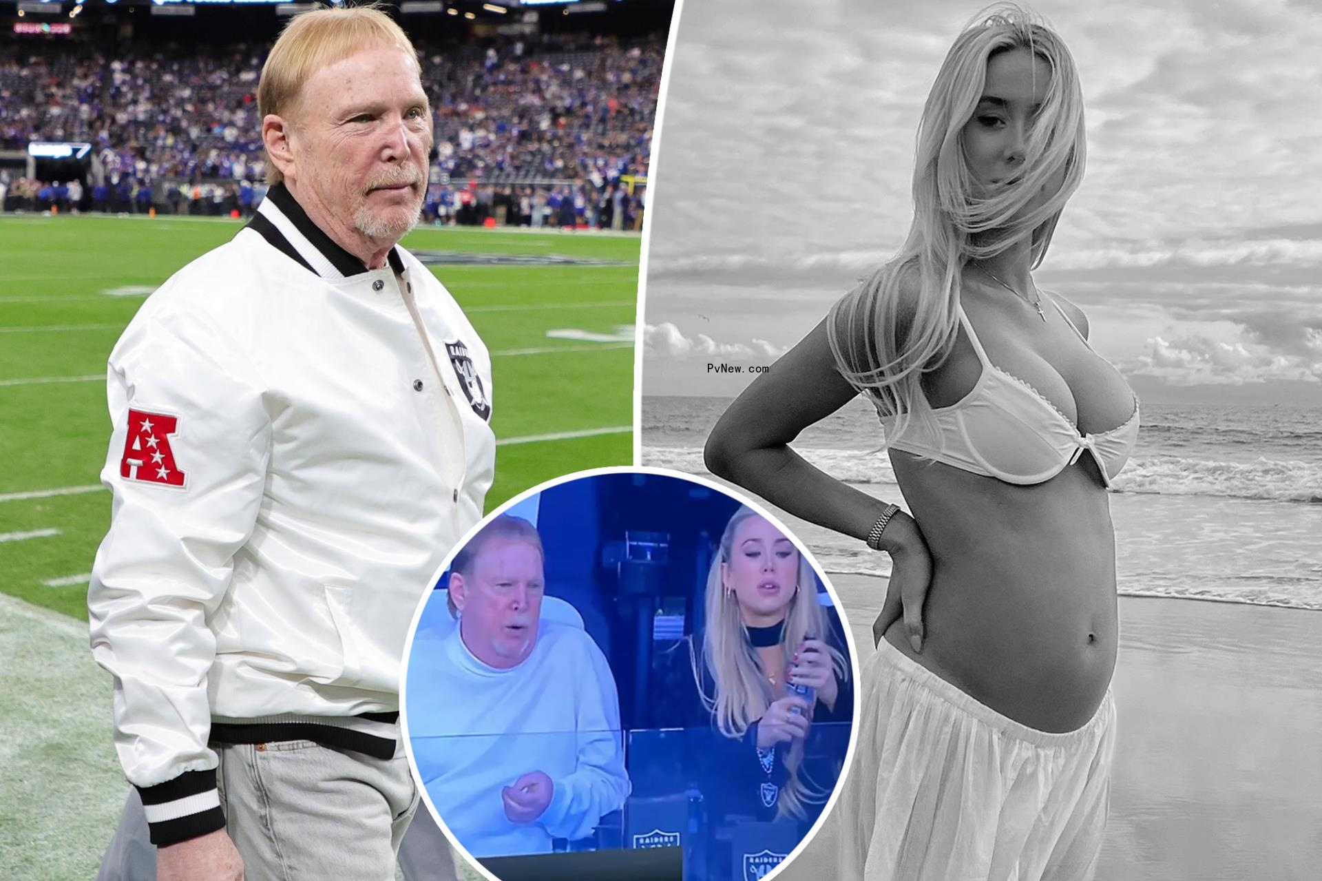Dancer Hayden Hopkins, 26, respo<i></i>nds to rumors she’s pregnant with 69-year-old Raiders owner Mark Davis’ baby