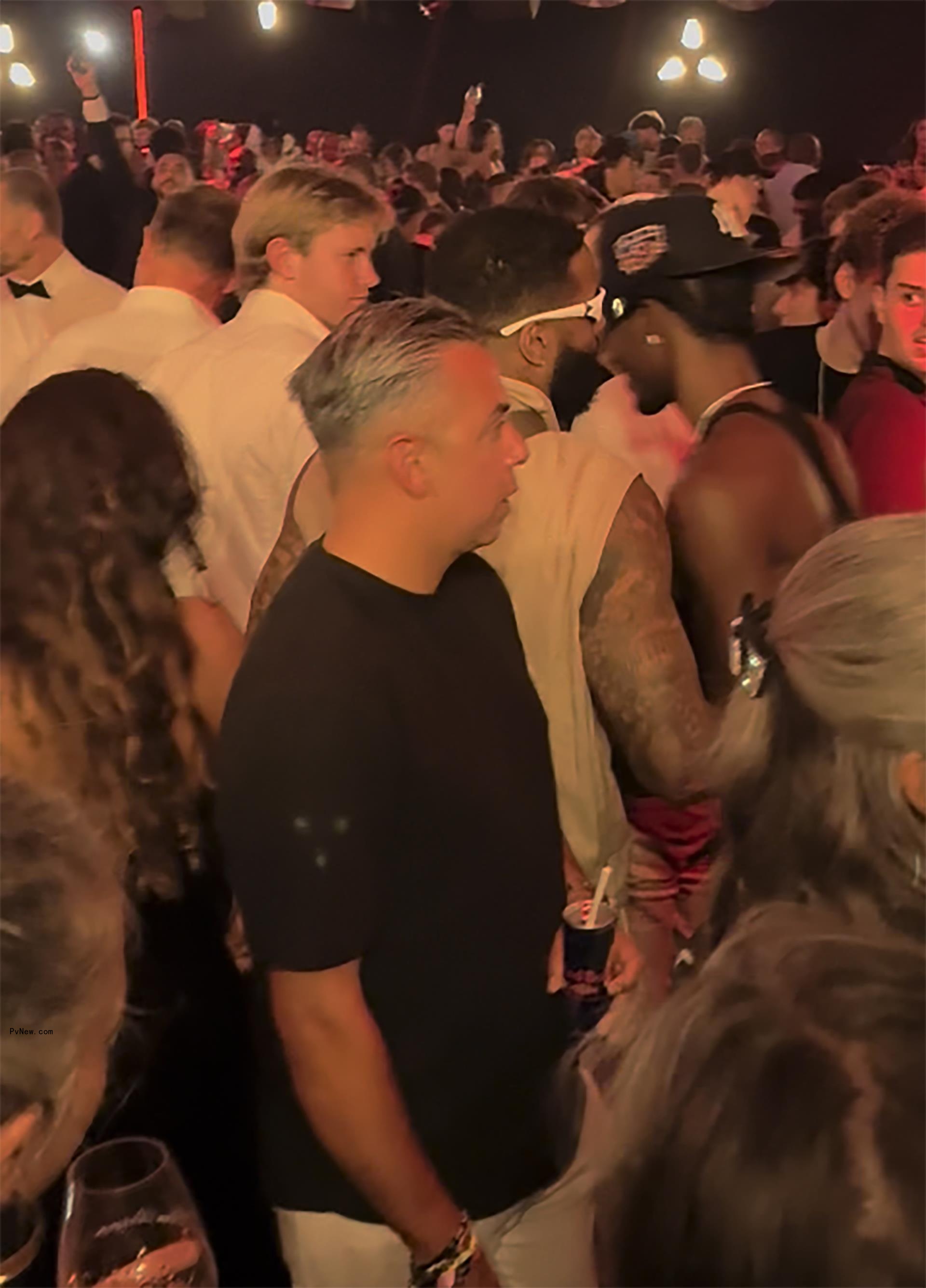 Winnie Harlow, Odell Beckham Jr. and more celebs support Travis Scott at F1 afterparty following Cannes fight