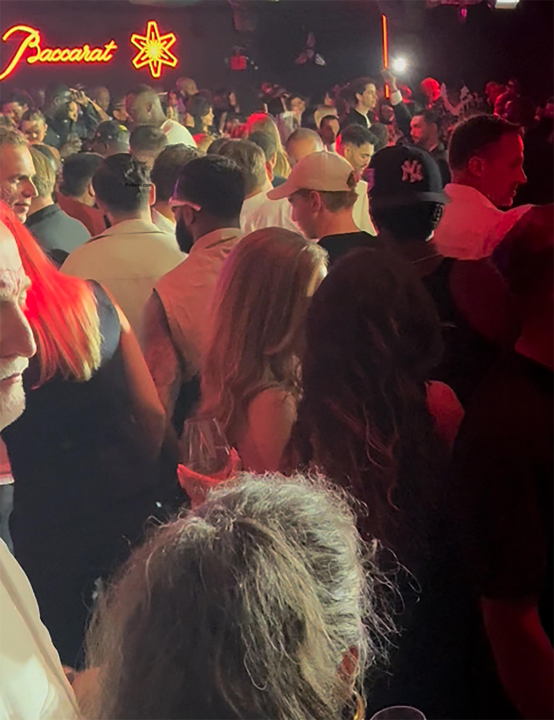 Travis Scott performing.